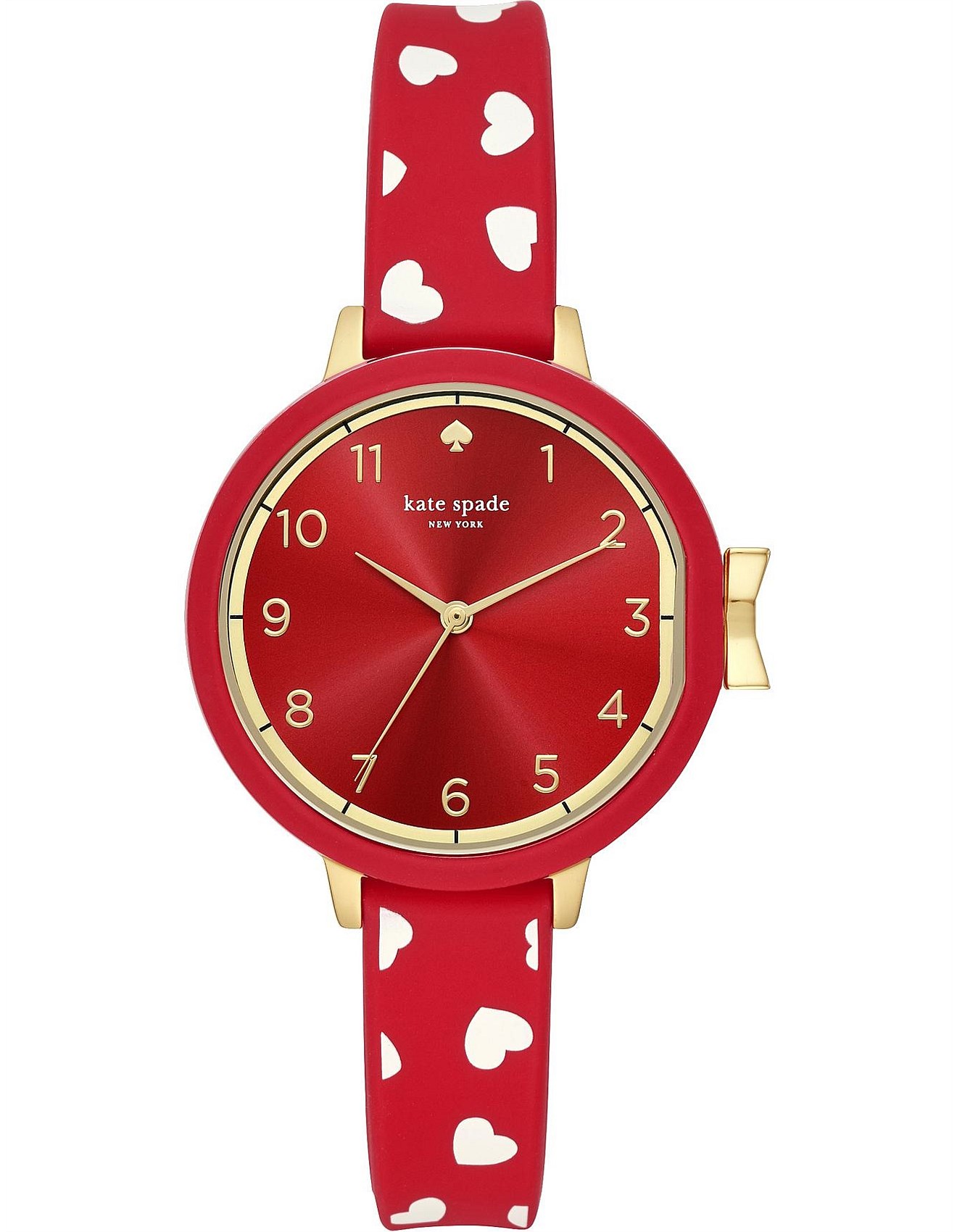 Kate Spade: Women's Bags & Accessories | David Jones - Park Red Analogue  Watch