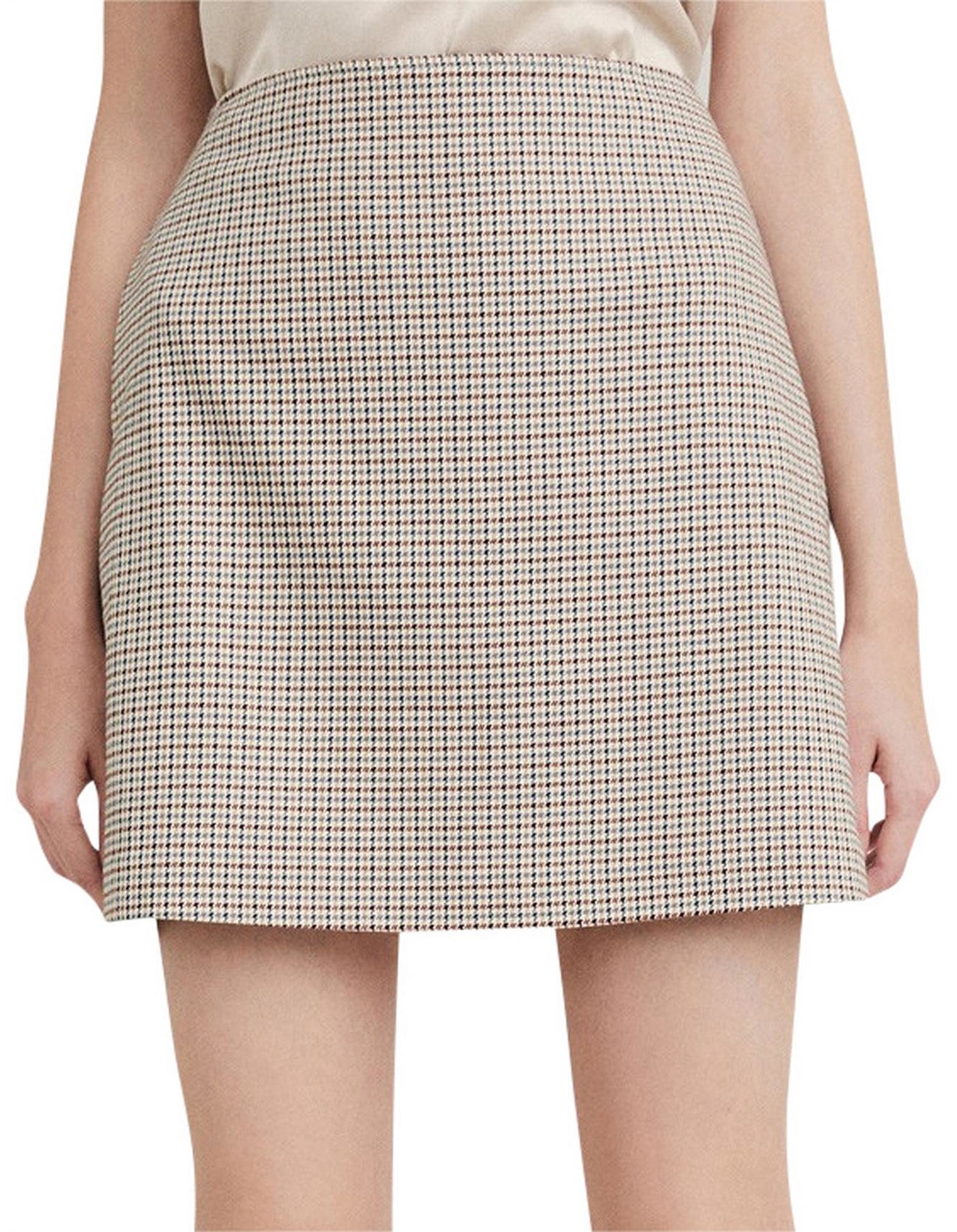 witchery houndstooth skirt