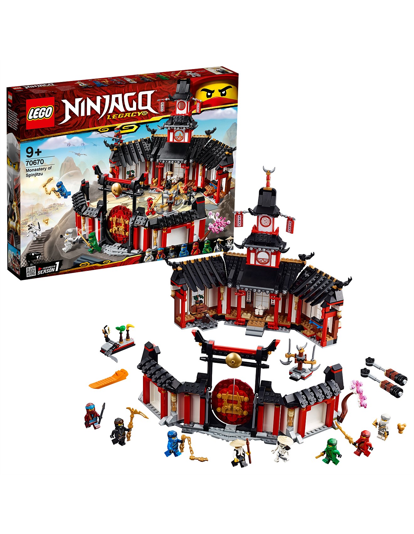 Lego Ninjago outlet Monastery of Spinjitzu 70670