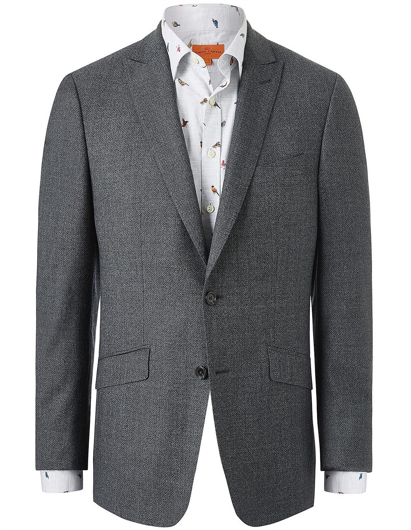 suit jacket with white t shirt