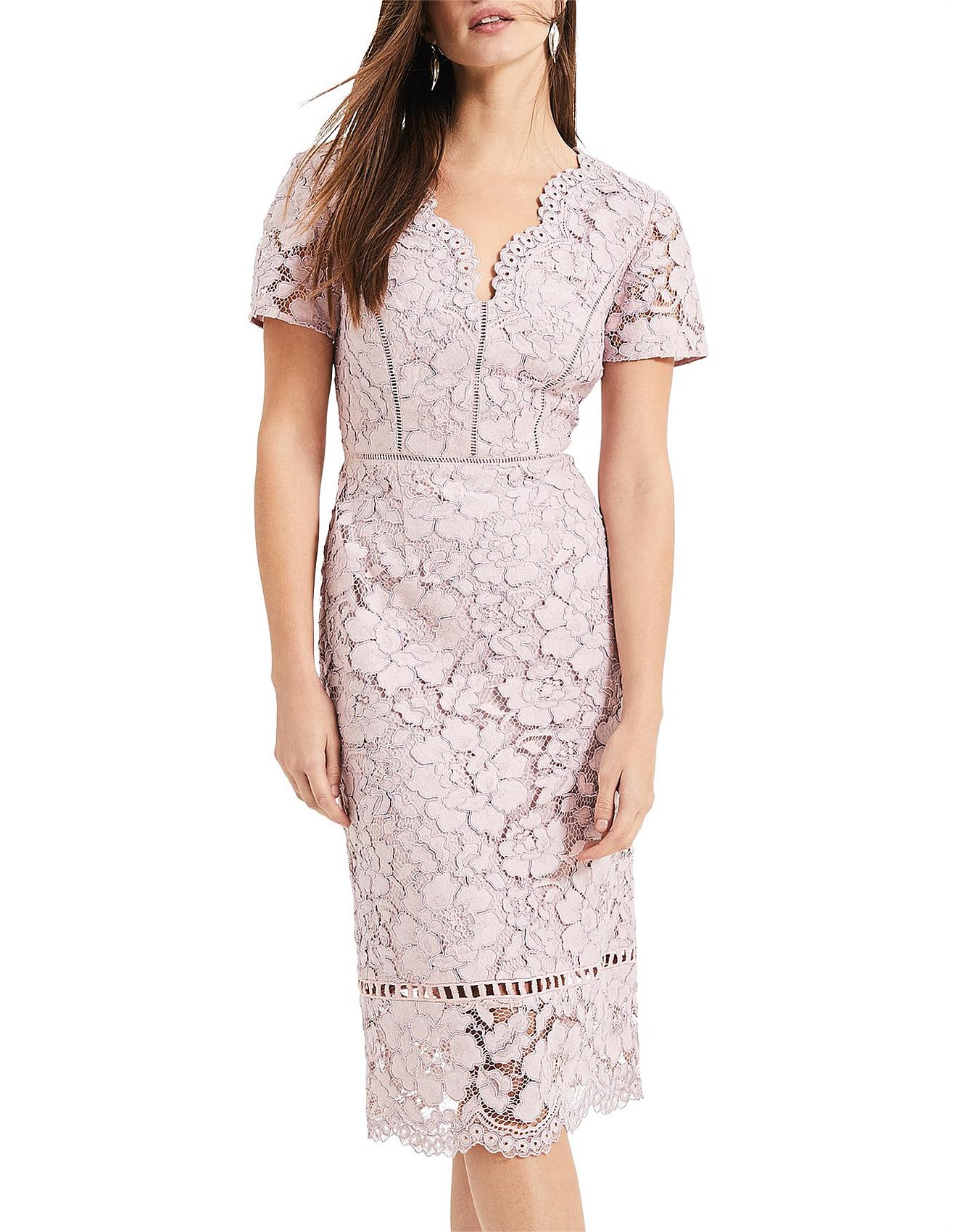 david jones lace dress