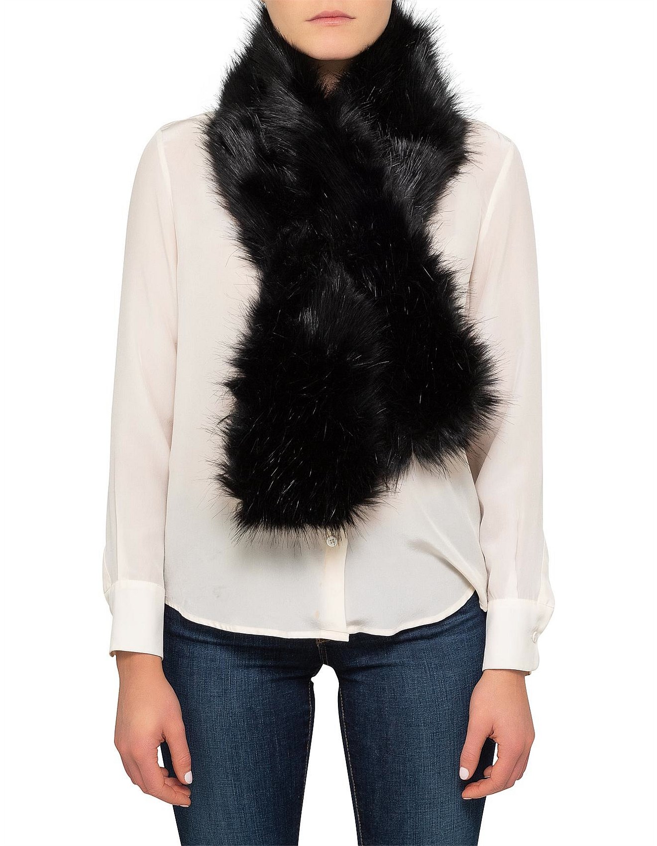 David jones shop faux fur