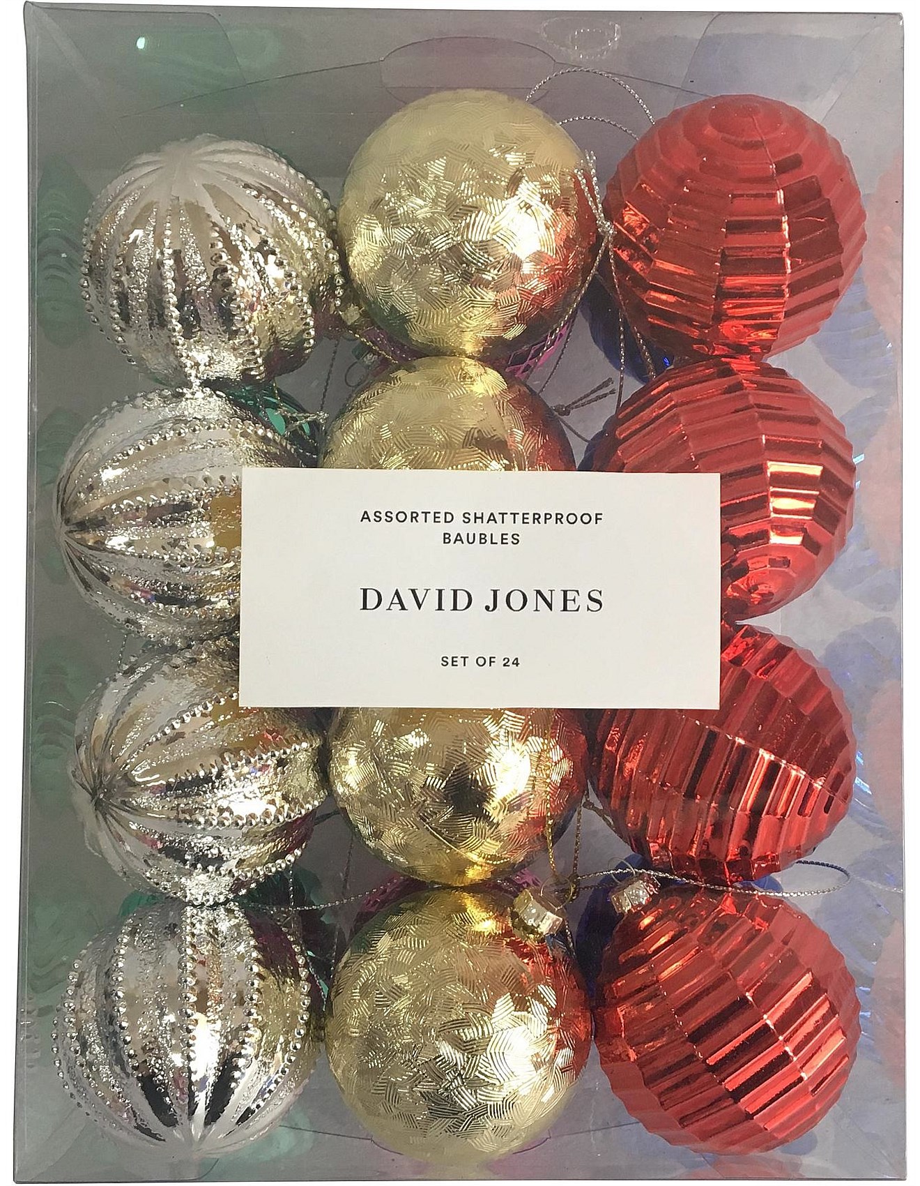 christmas baubles david jones