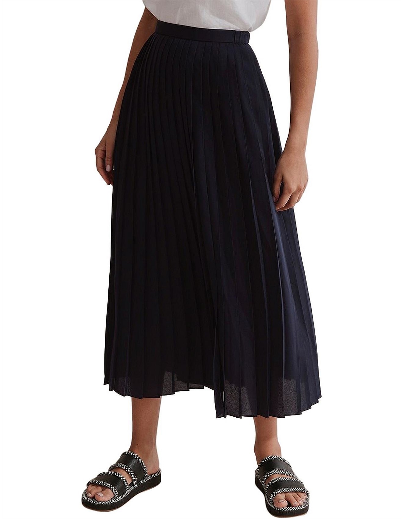 Pleated skirt david clearance jones