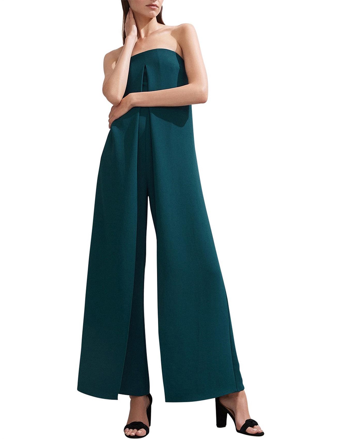 witchery green jumpsuit