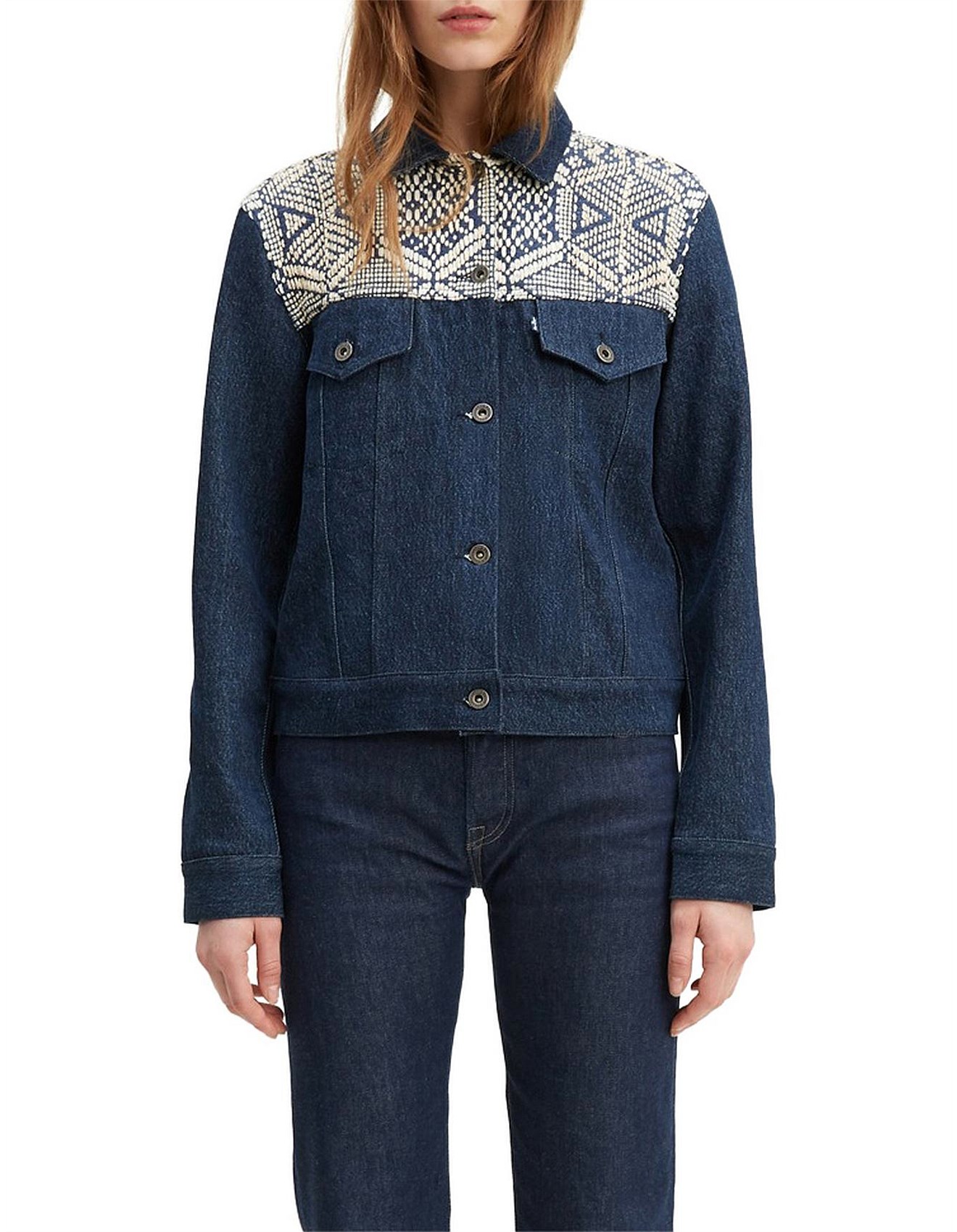 levis fringe trucker jacket