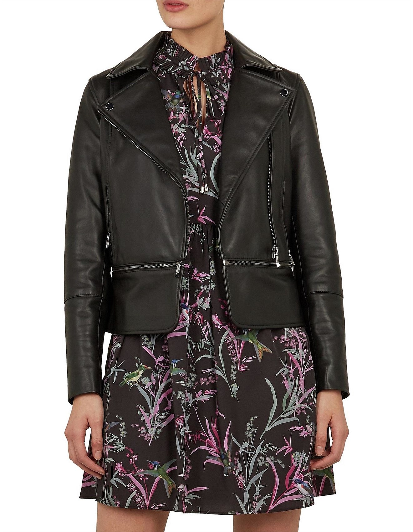 ted baker yaswin leather jacket