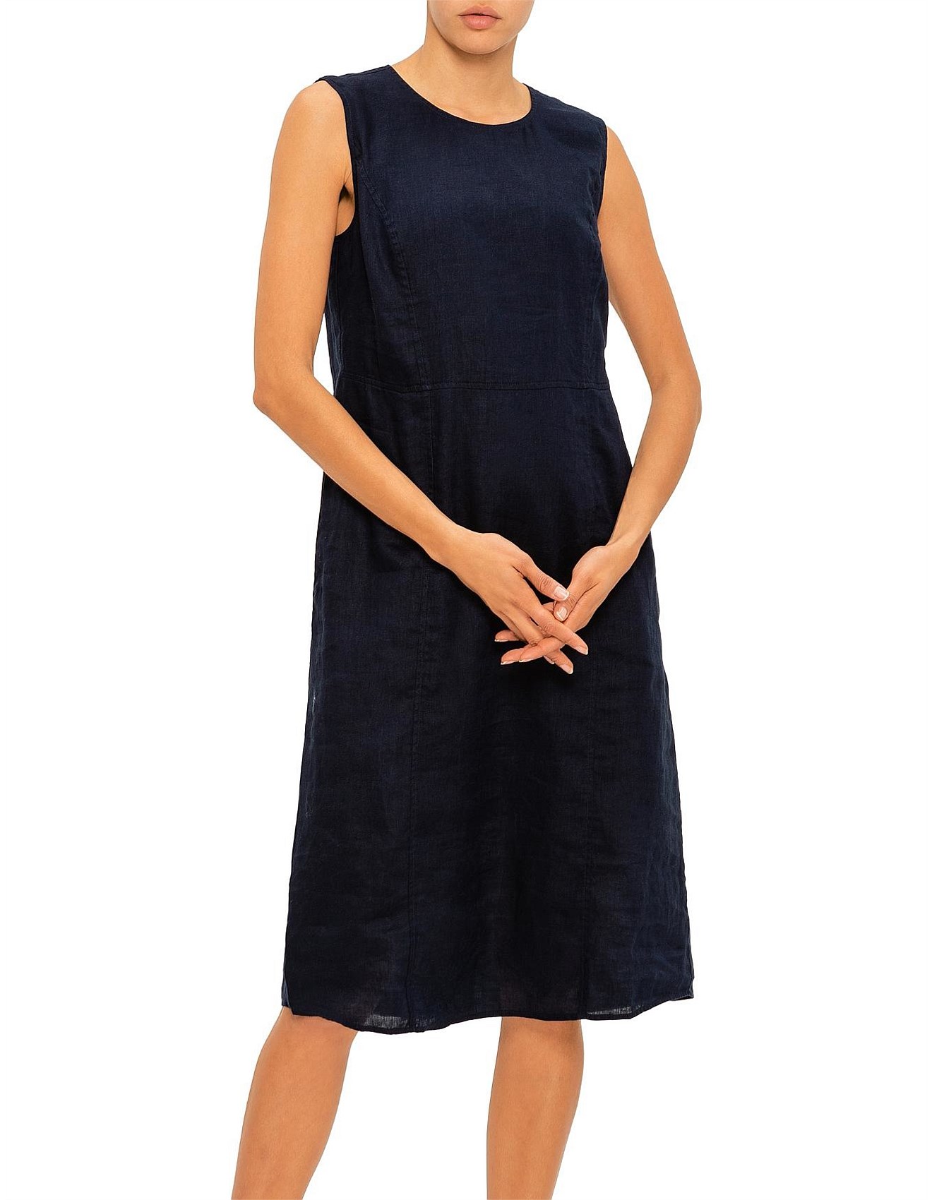 david jones linen dress