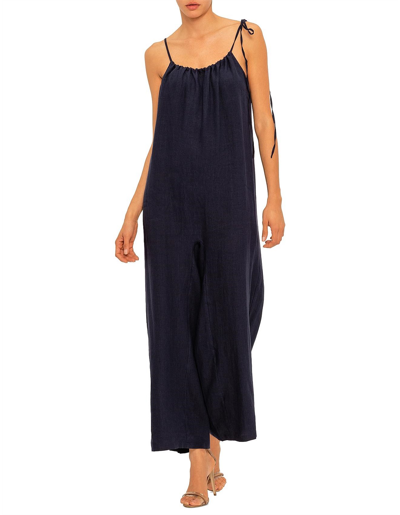 mansur gavriel linen jumpsuit