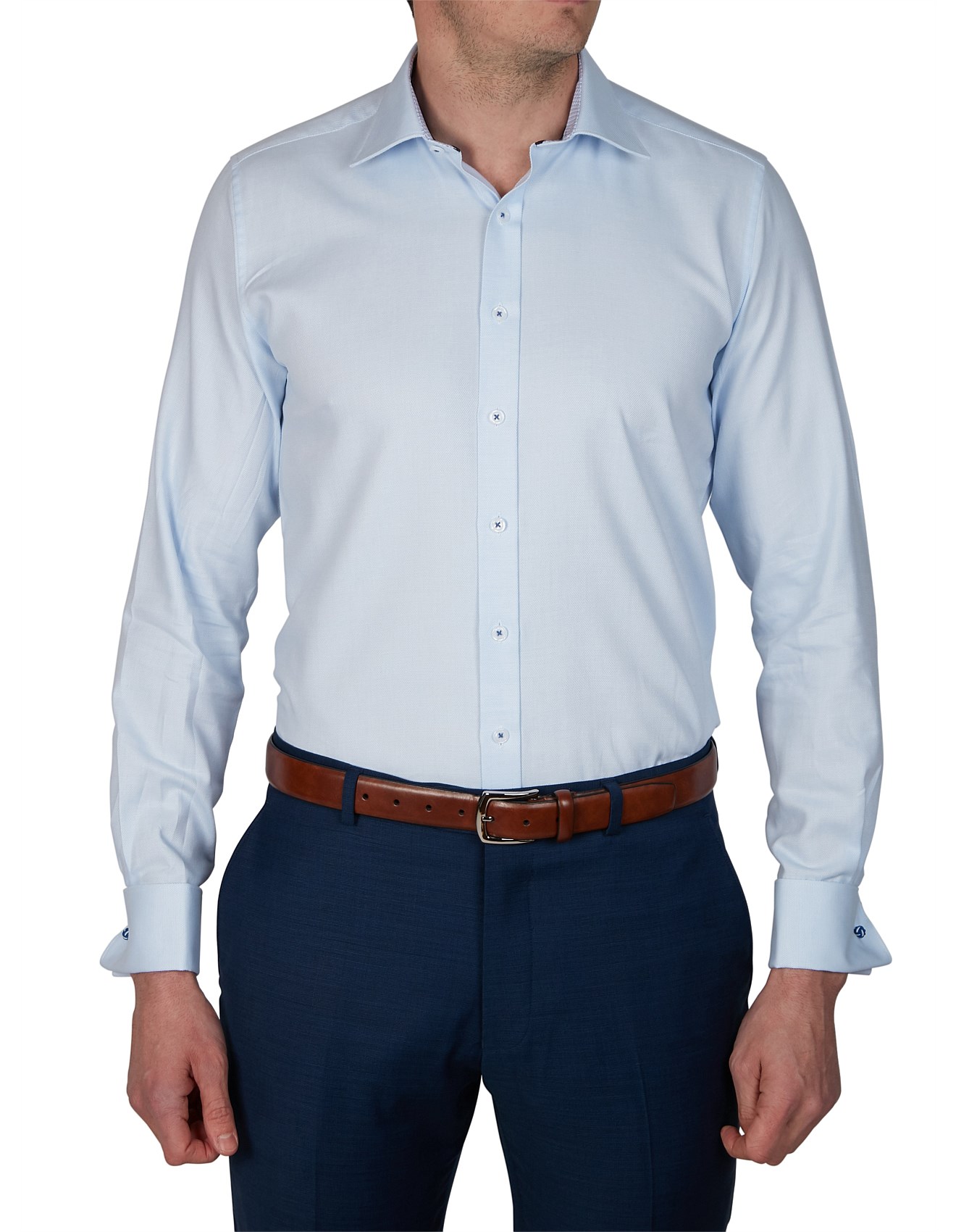 david jones men's business shirts