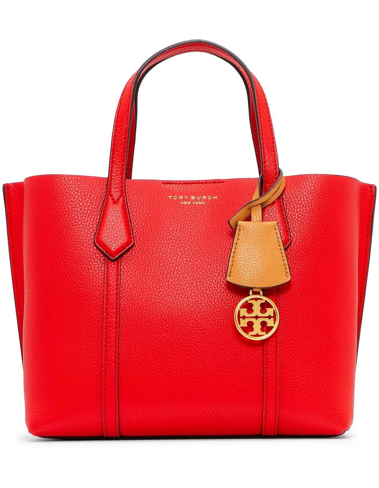 tory burch triple compartment tote small