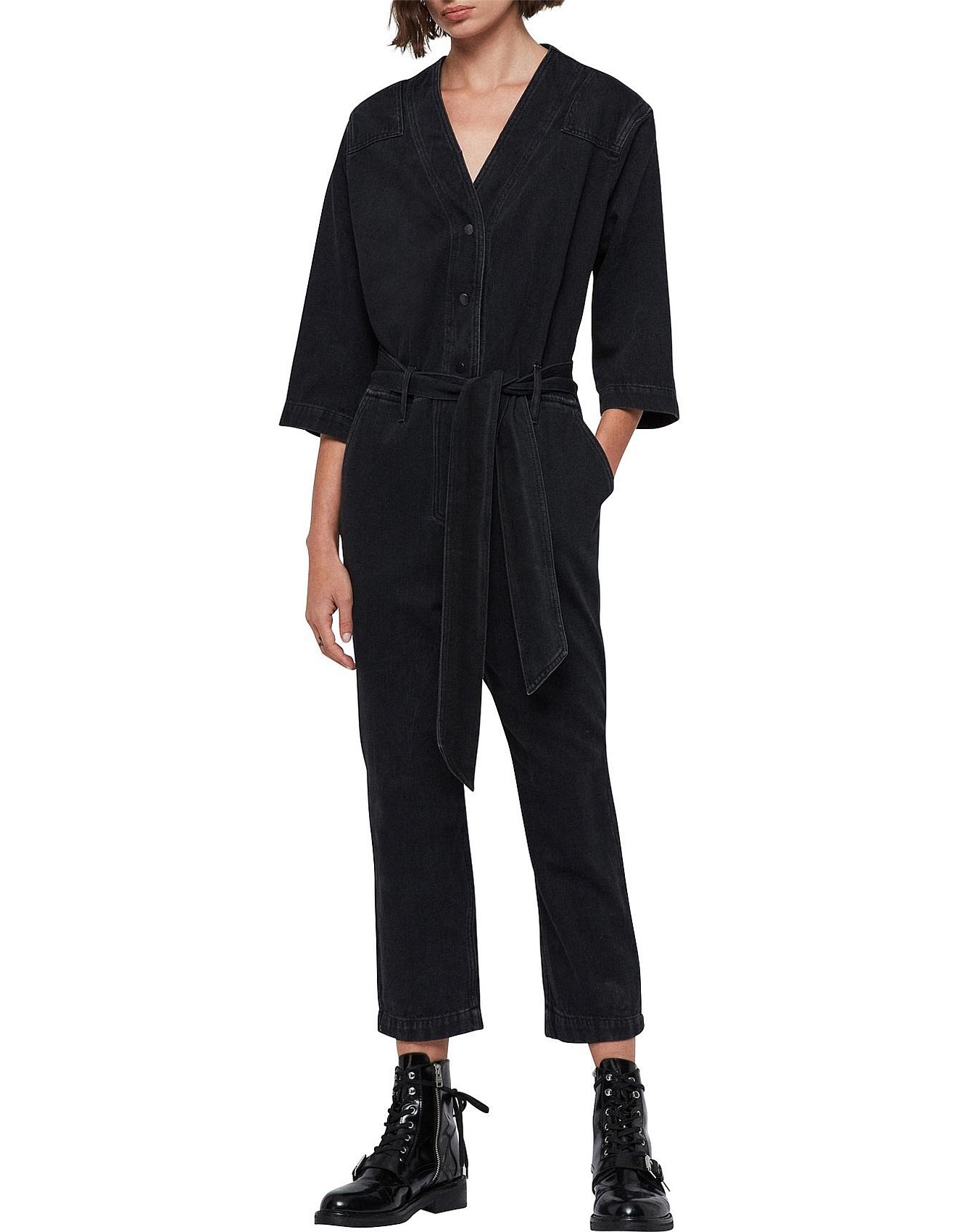 all saints utility jumpsuit