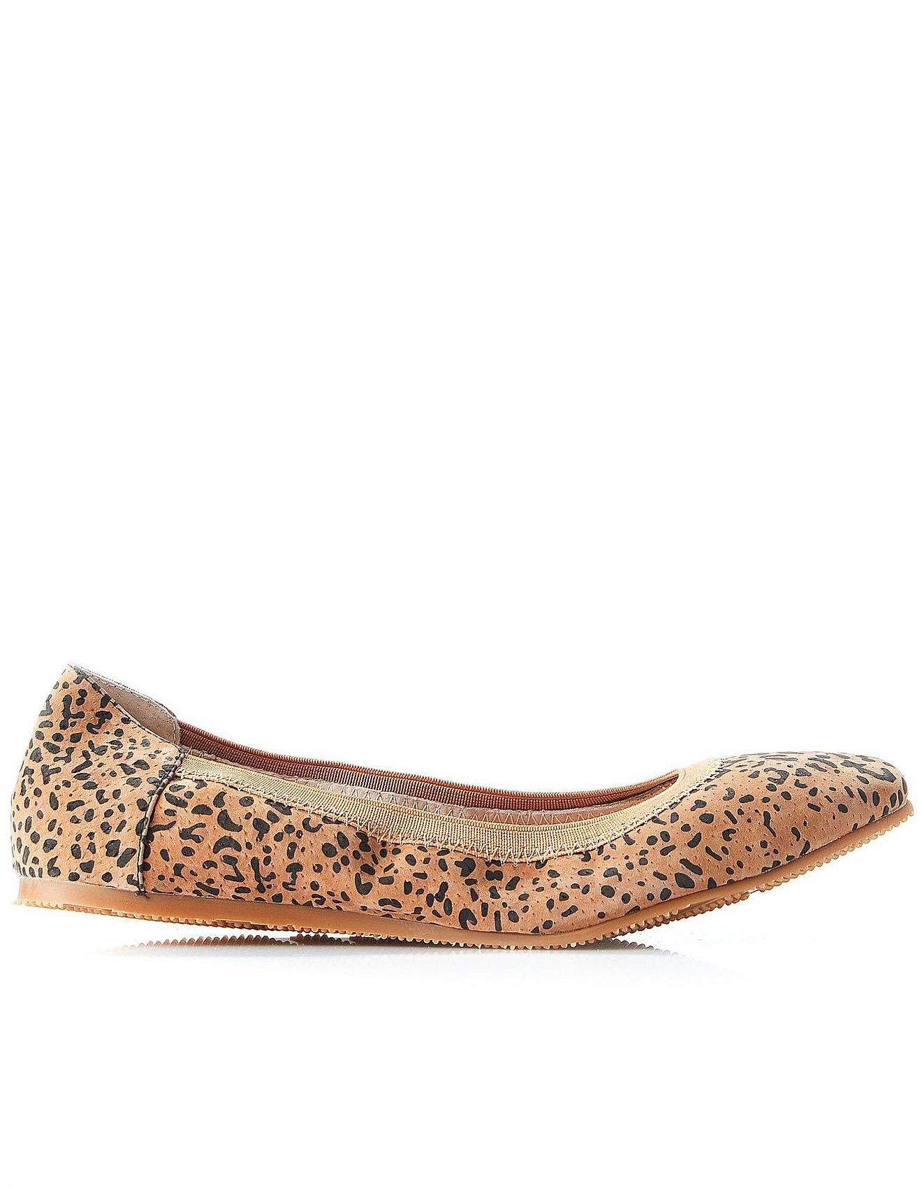 Walnut fashion ava ballet flats