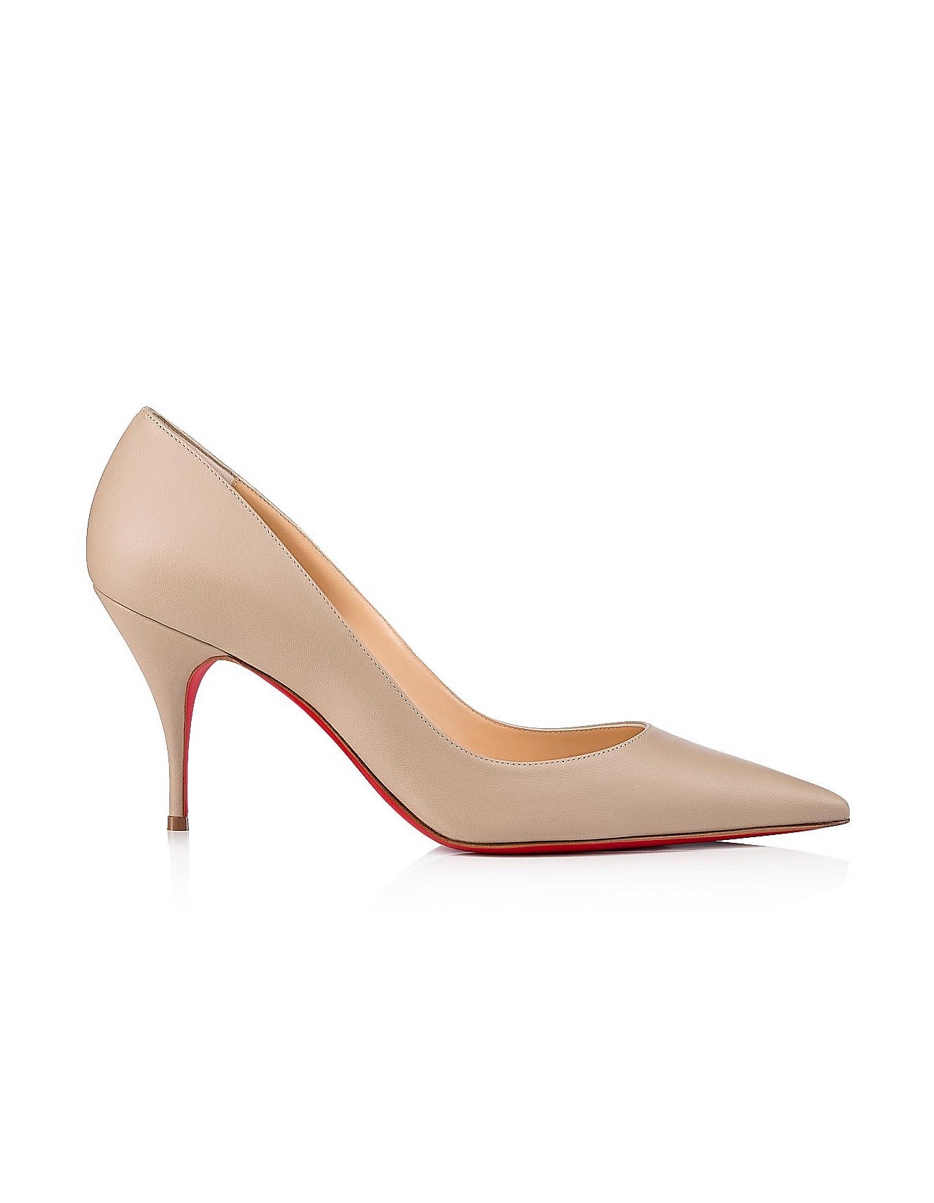 christian louboutin clare 80 nappa leather pumps