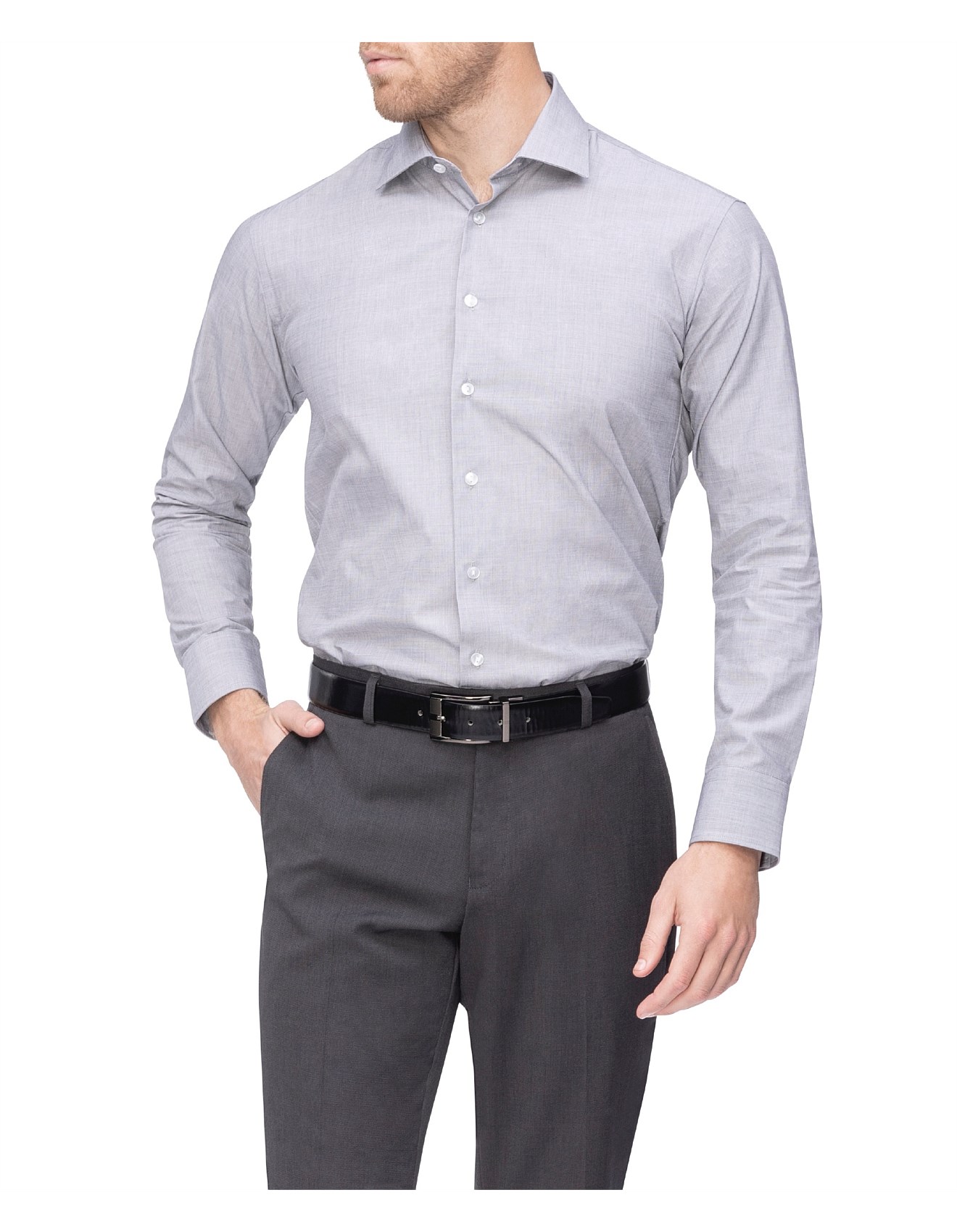 david jones men's business shirts