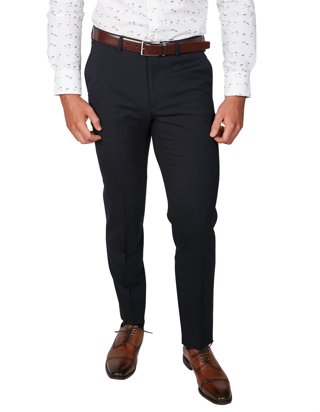 trouser navy blue