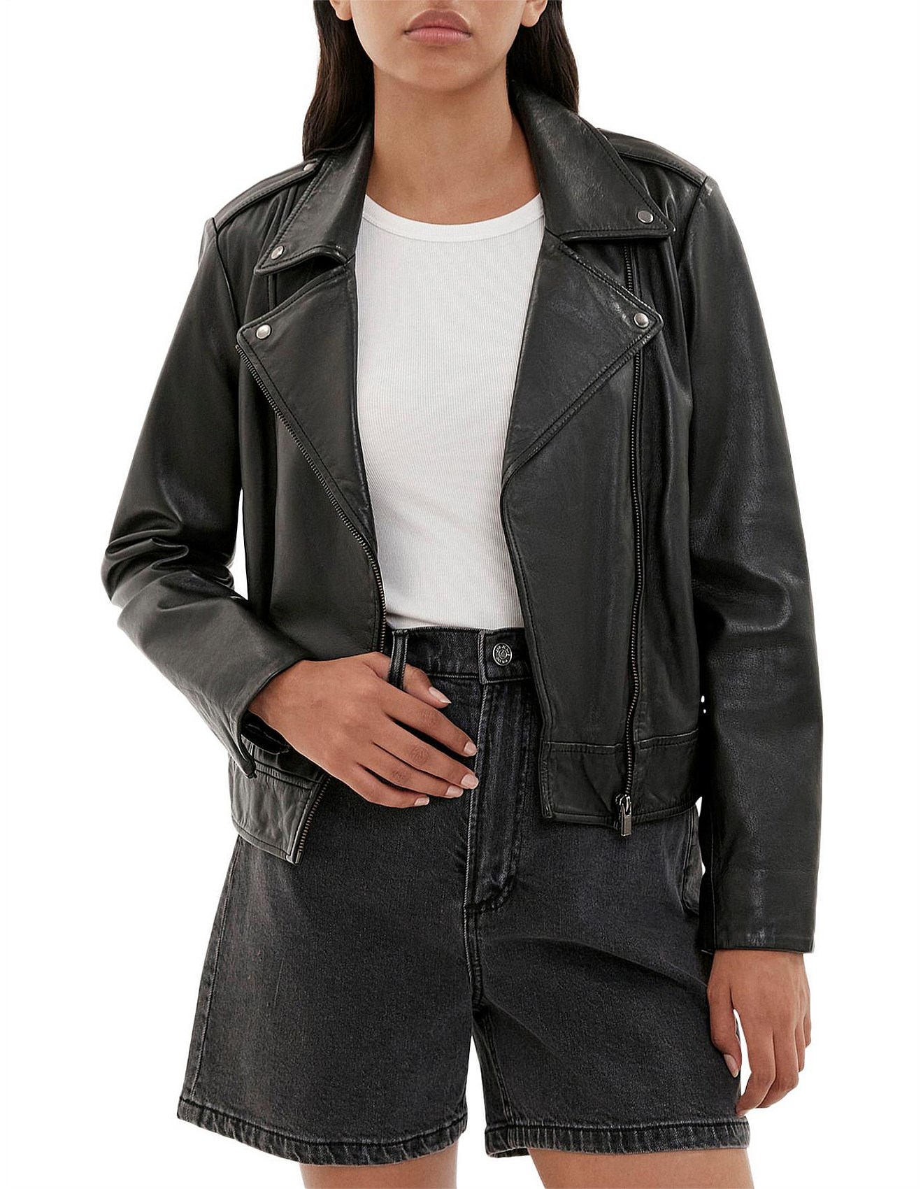 david jones leather jacket