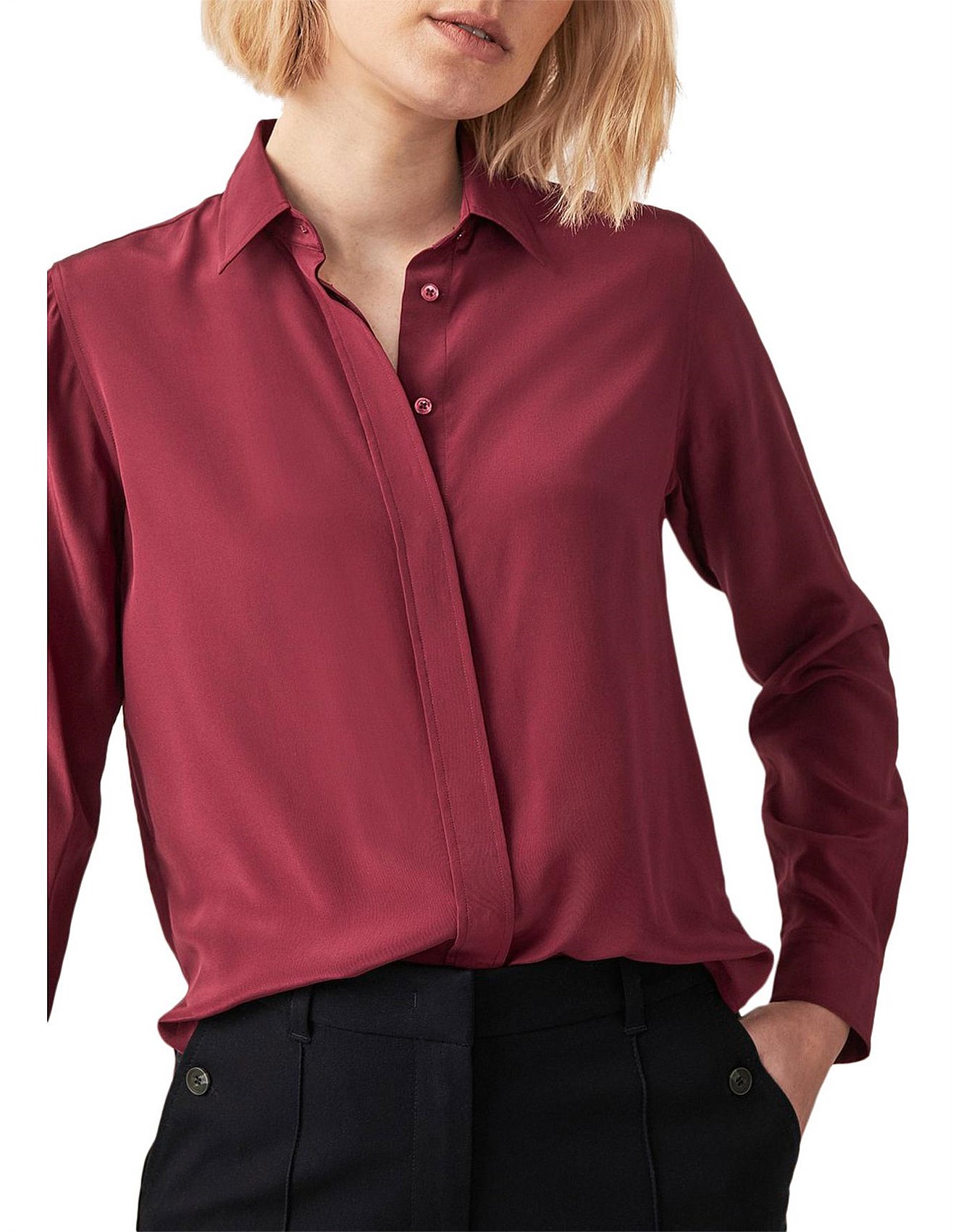 trenery silk shirt