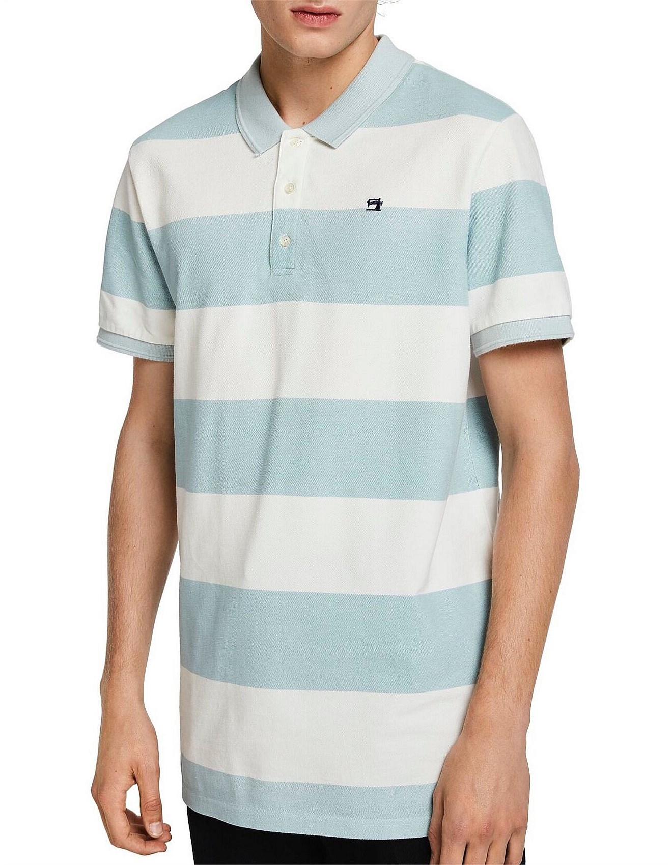 scotch & soda classic garment dyed pique polo