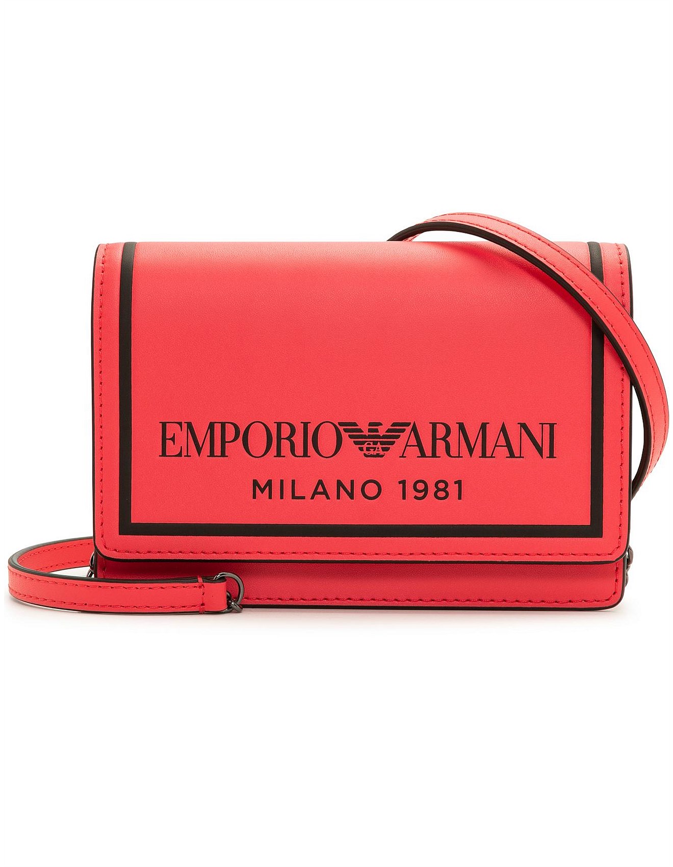 Emporio Armani: Mens Jumpers, Trackies & more | David Jones - flap over  shoulder bag