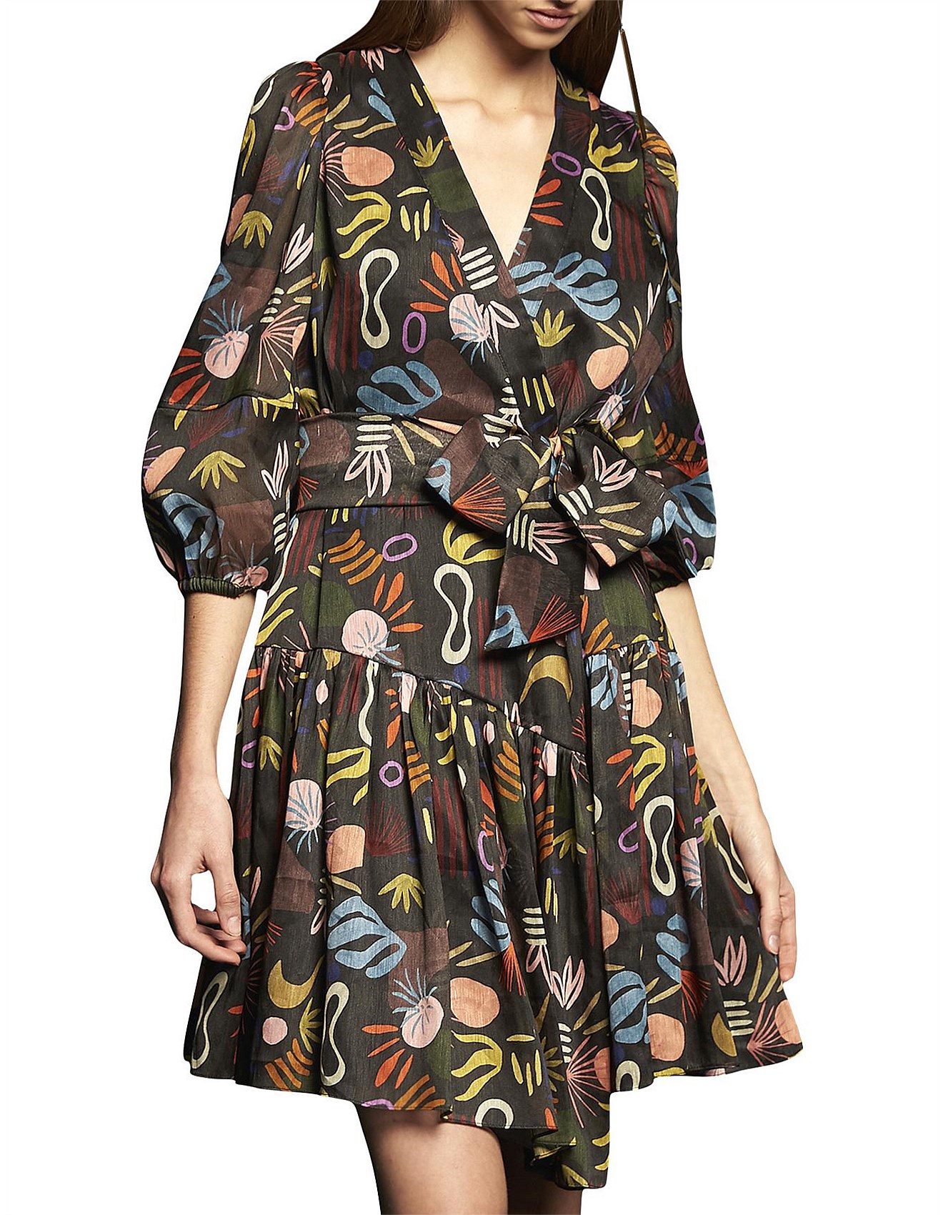 david jones wrap dress