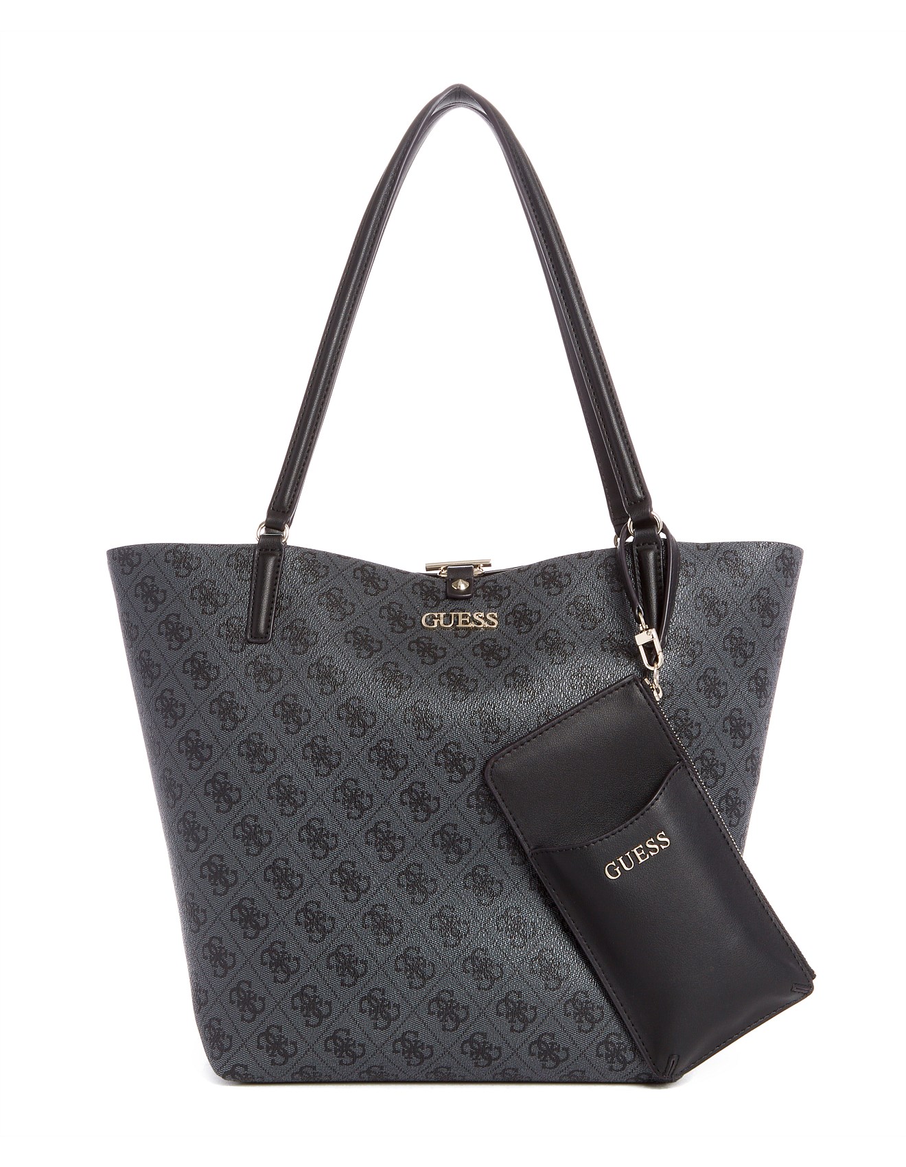 guess alby toggle tote bag