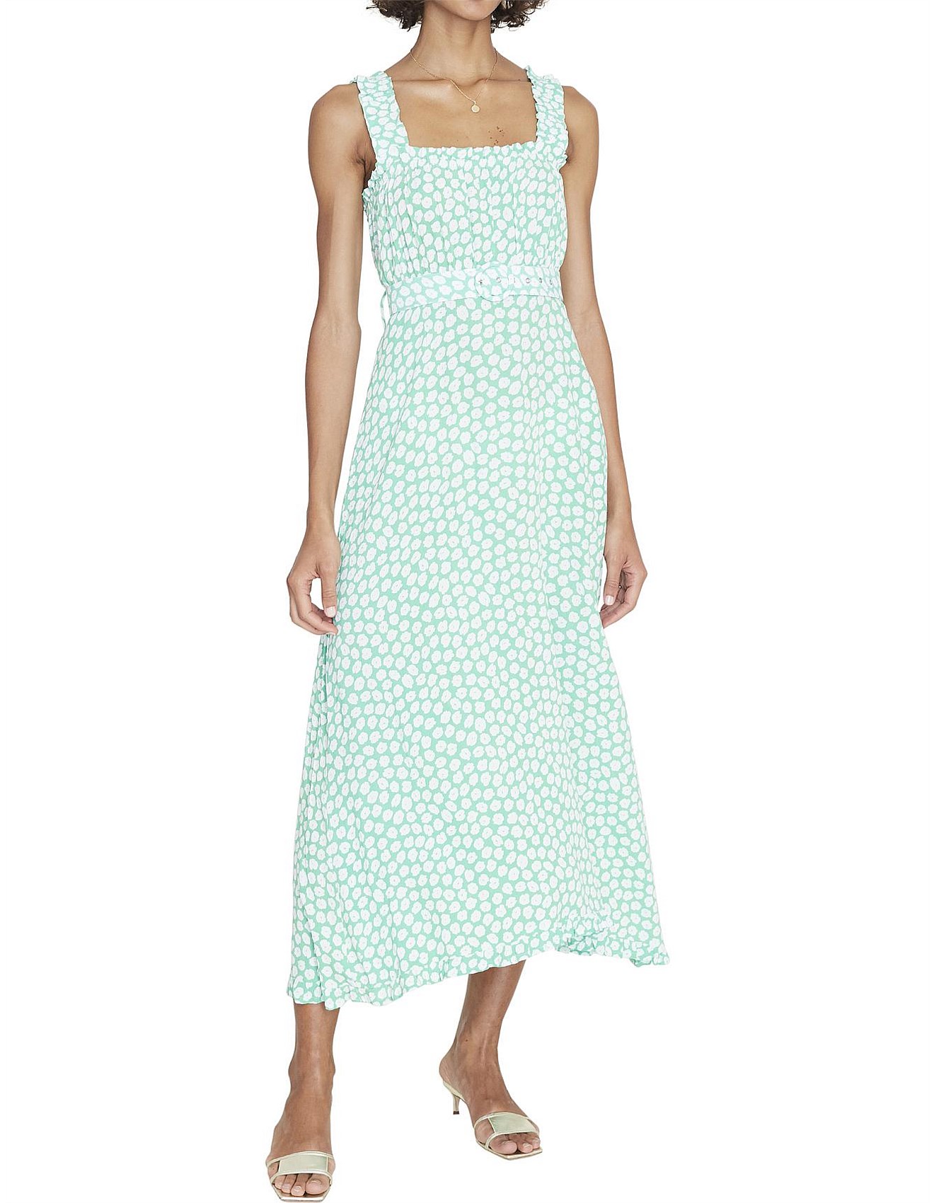 faithfull the brand saint tropez midi dress