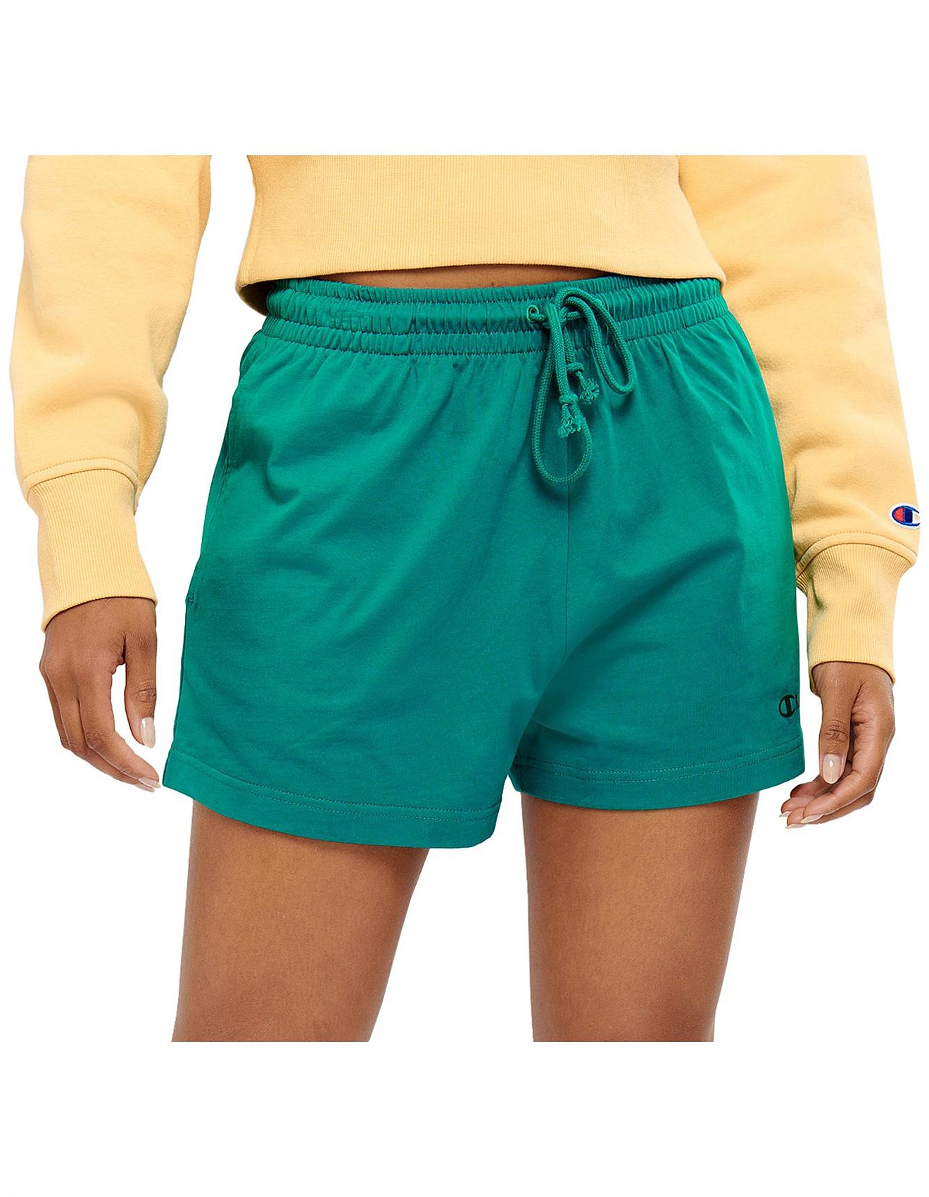 champion shorts womens green