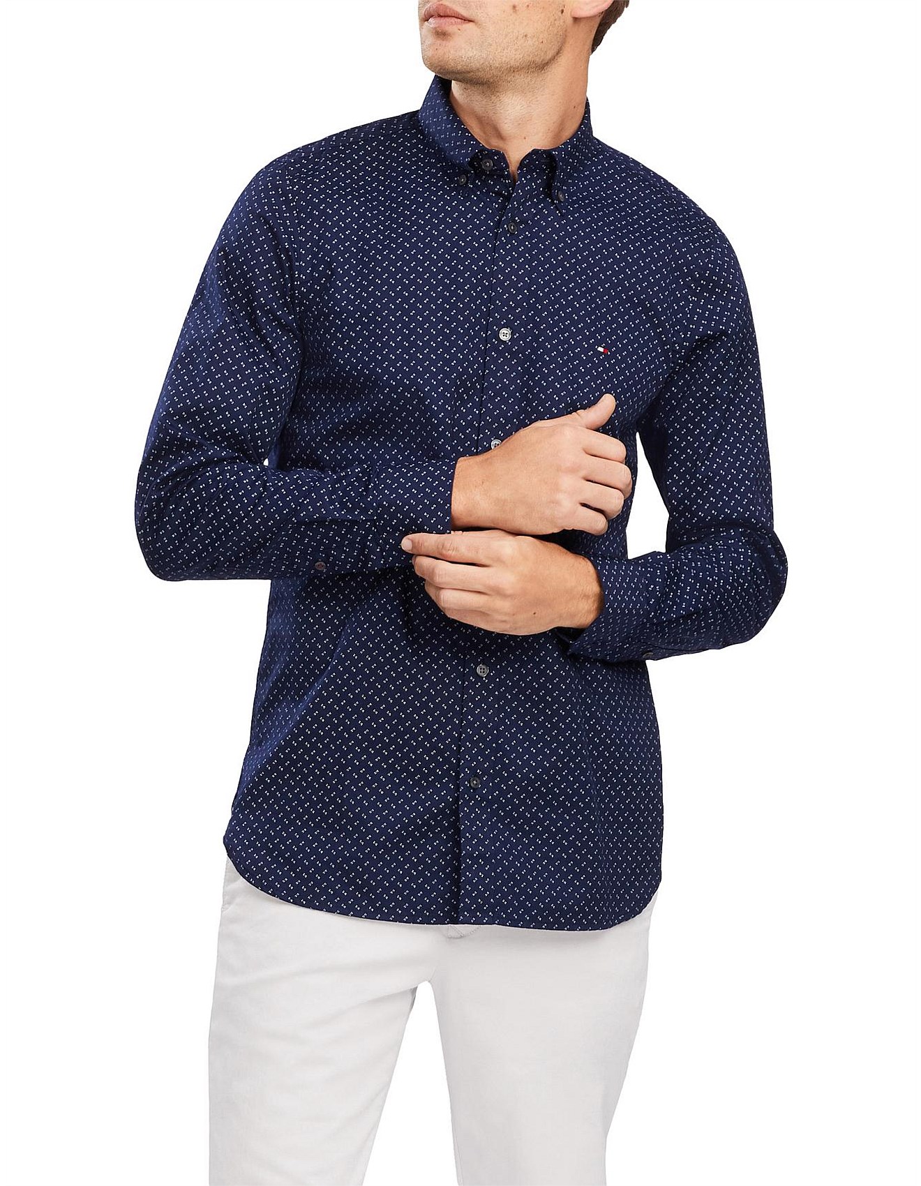 hilfiger long sleeve shirt