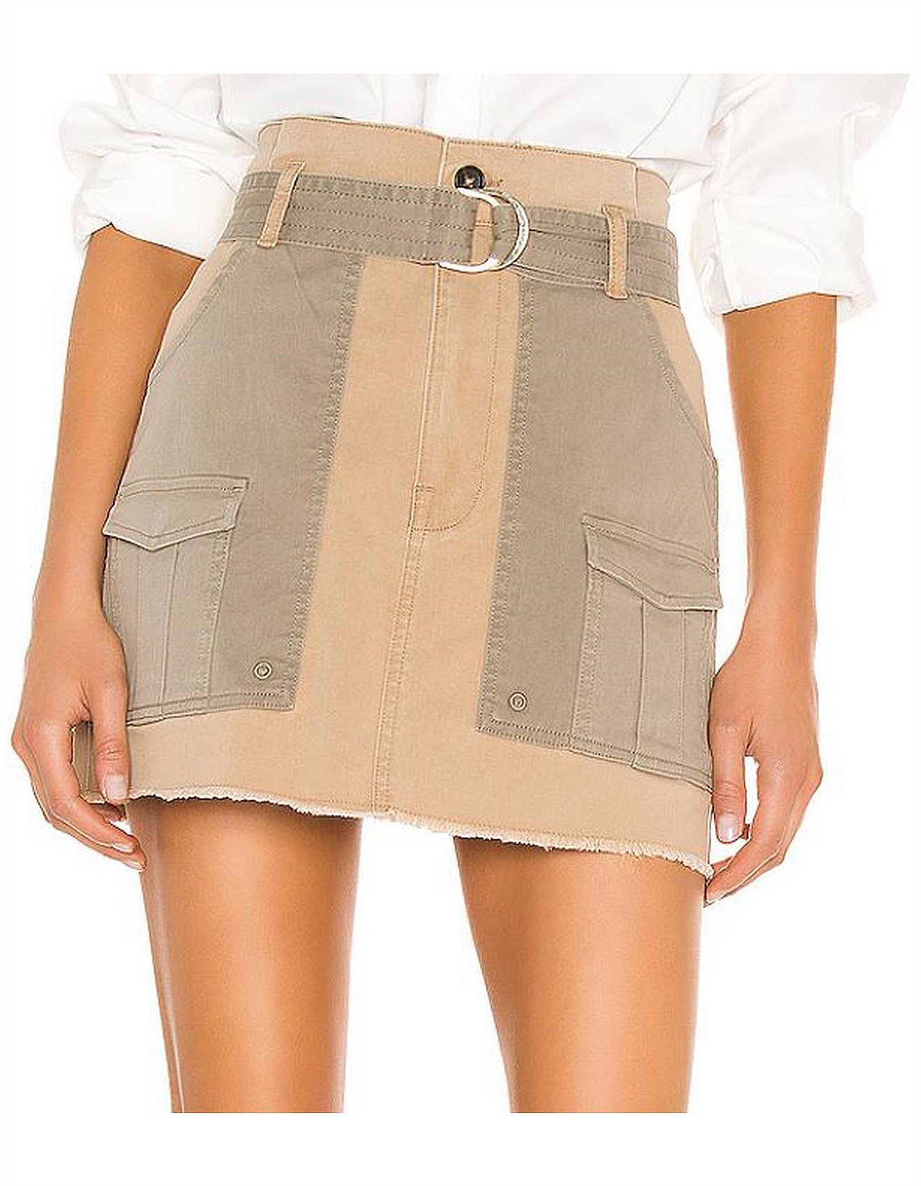 frame paperbag skirt