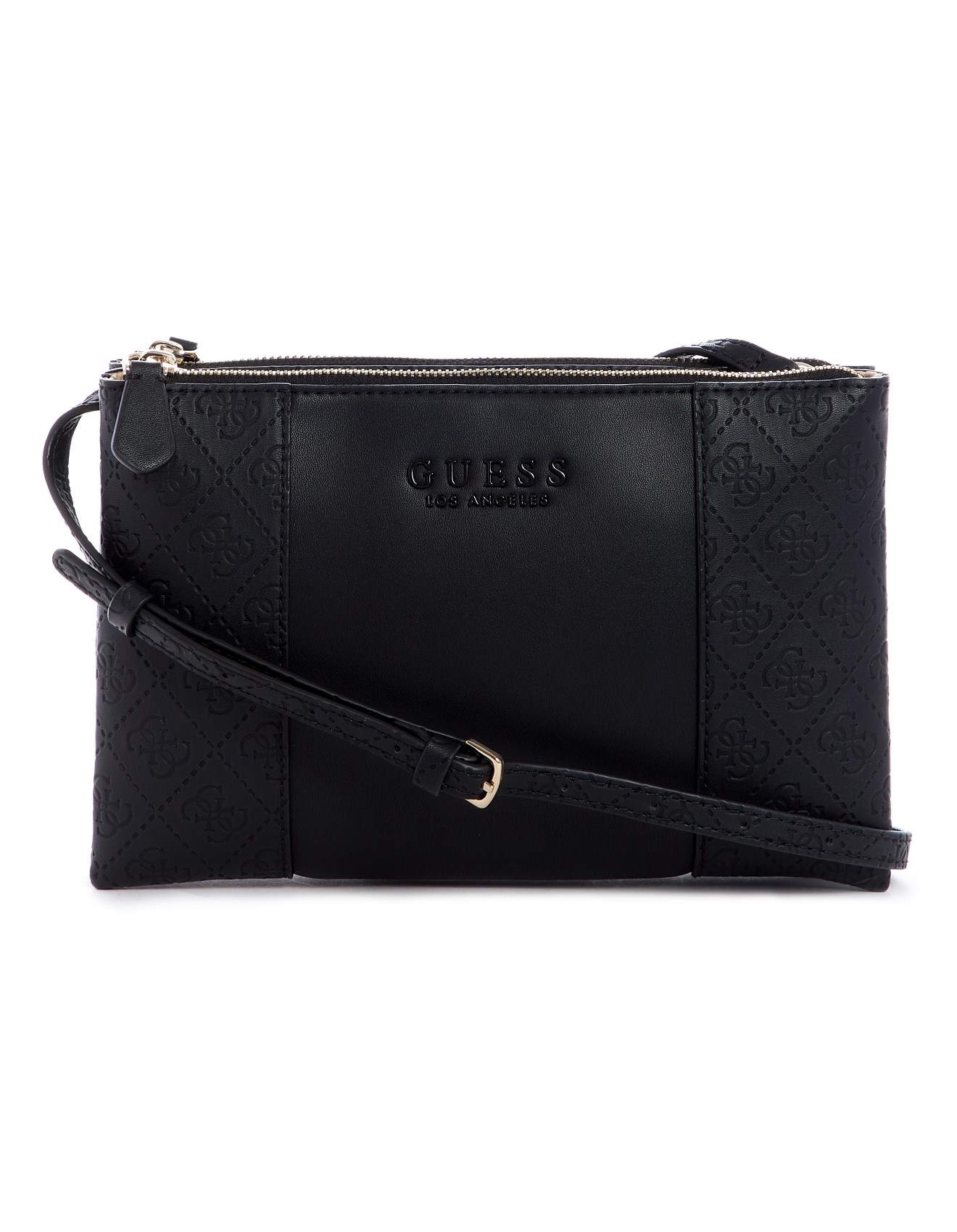 guess wilder double zip crossbody