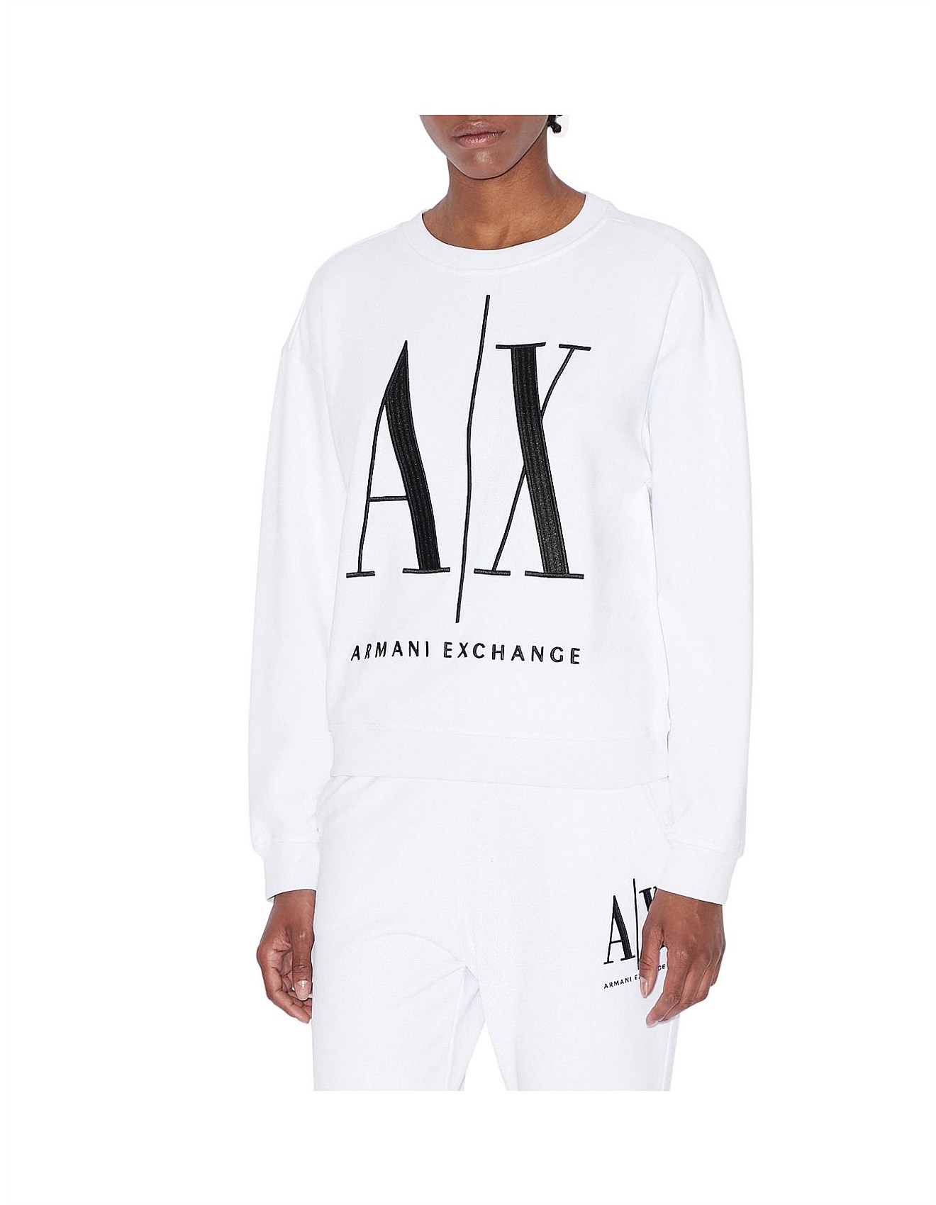 Armani Exchange: Clothing, Shoes & Watches | David Jones - Icon Logo Sweater