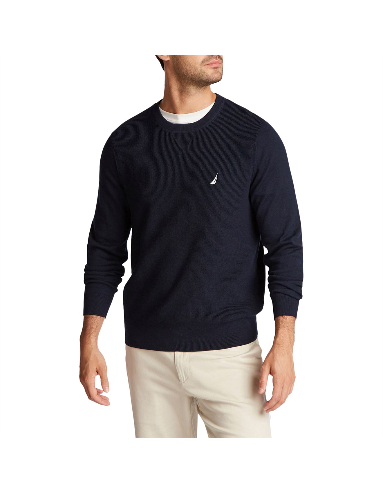 nautica crew neck sweater