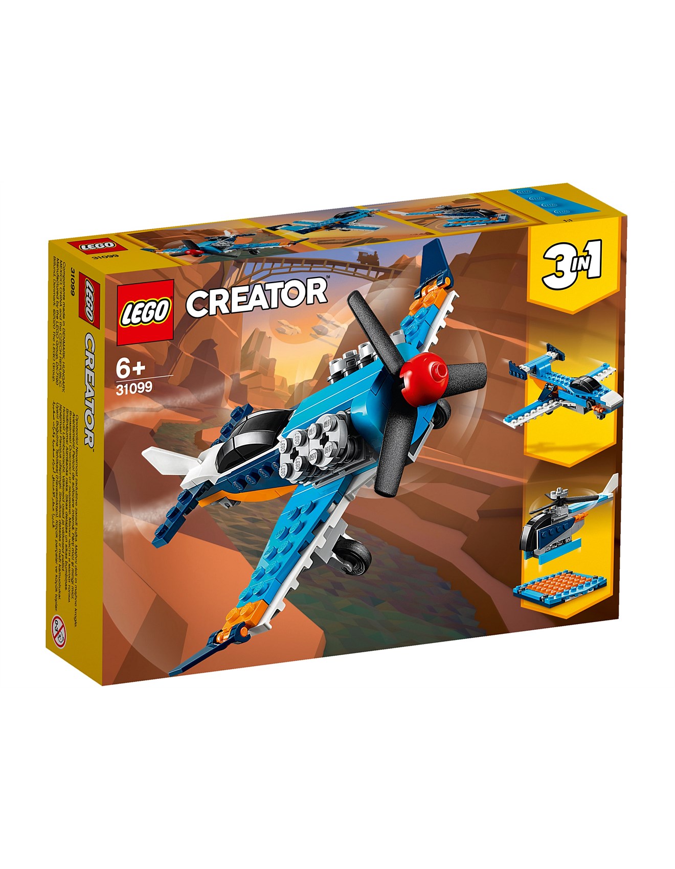 Lego 31099 propeller plane new arrivals