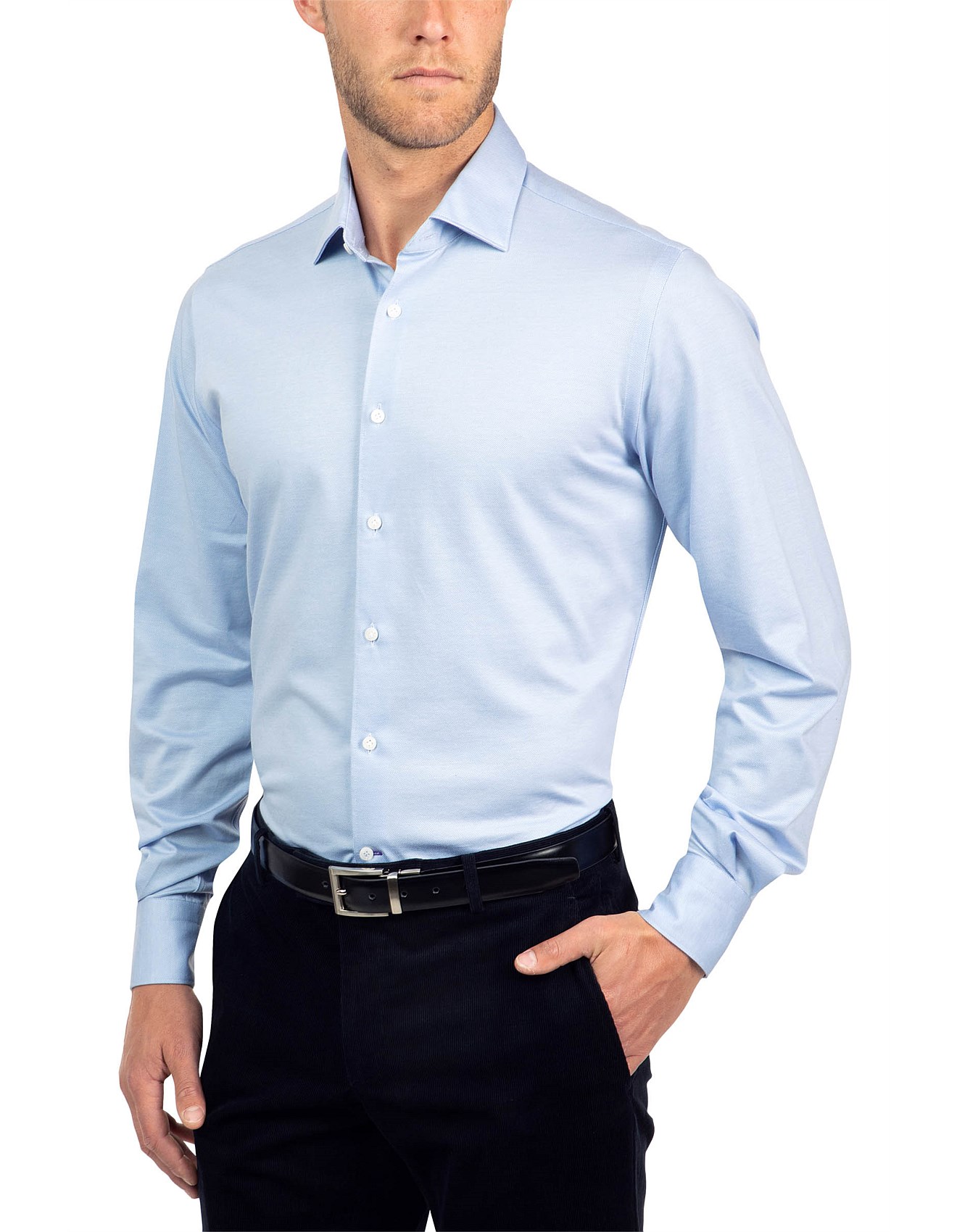 david jones mens business shirts