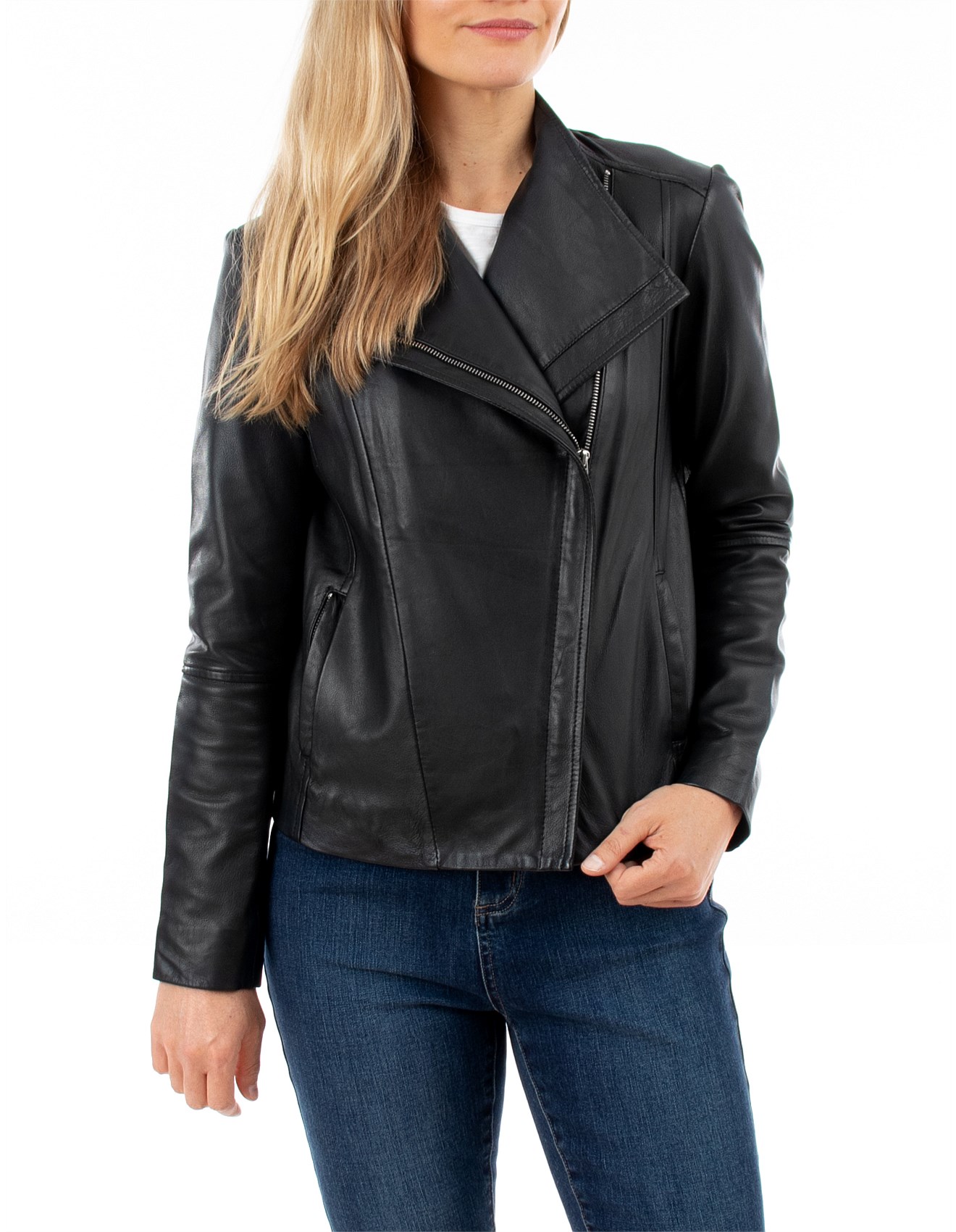 david jones leather jacket