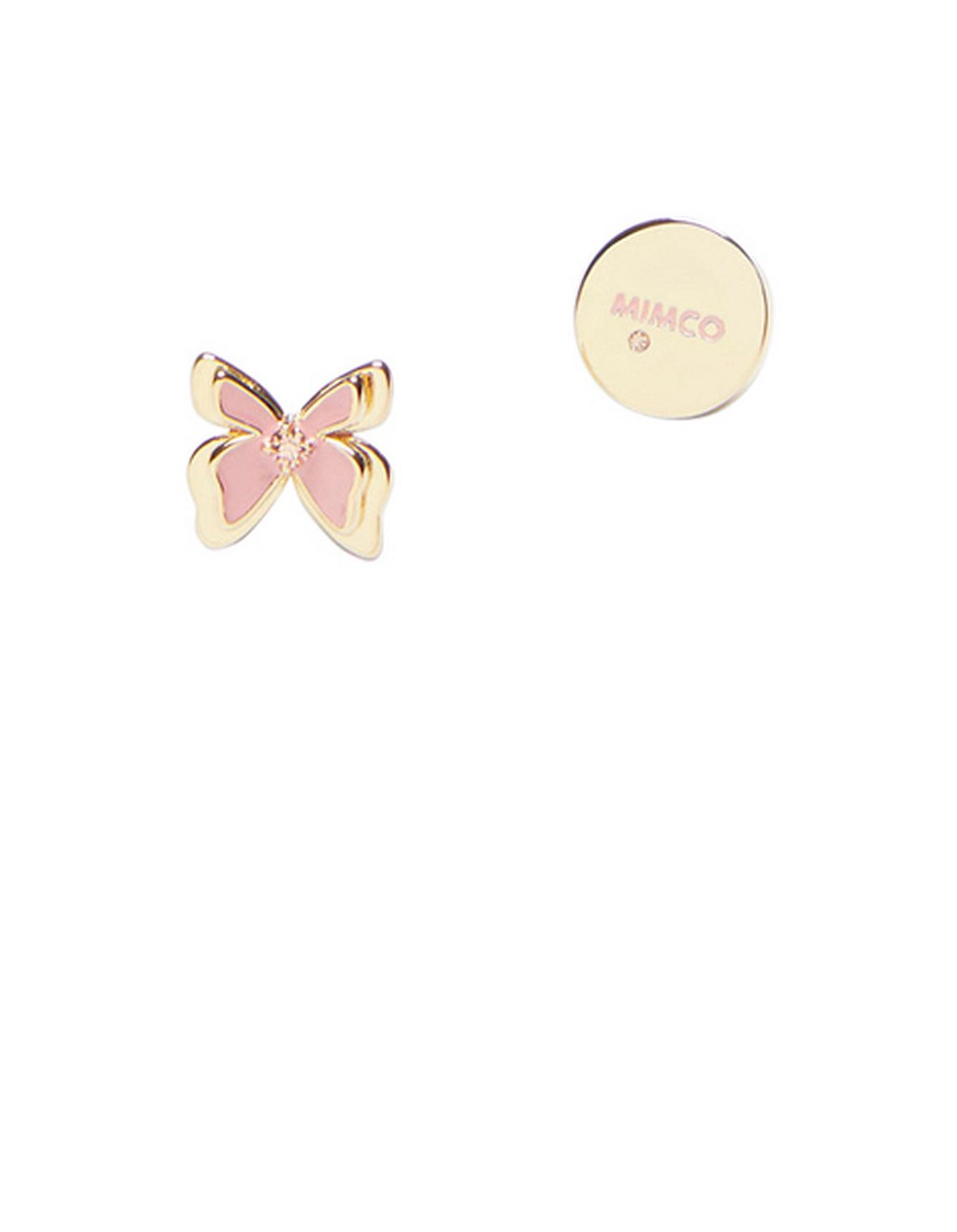 mimco butterfly earrings