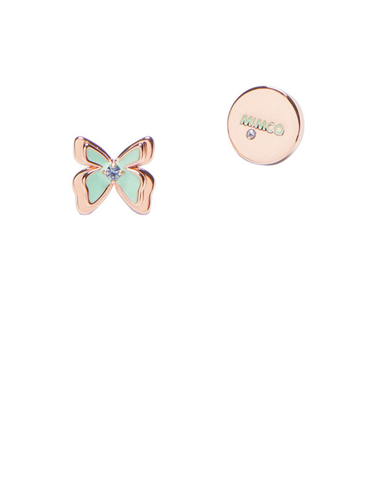 mimco butterfly earrings