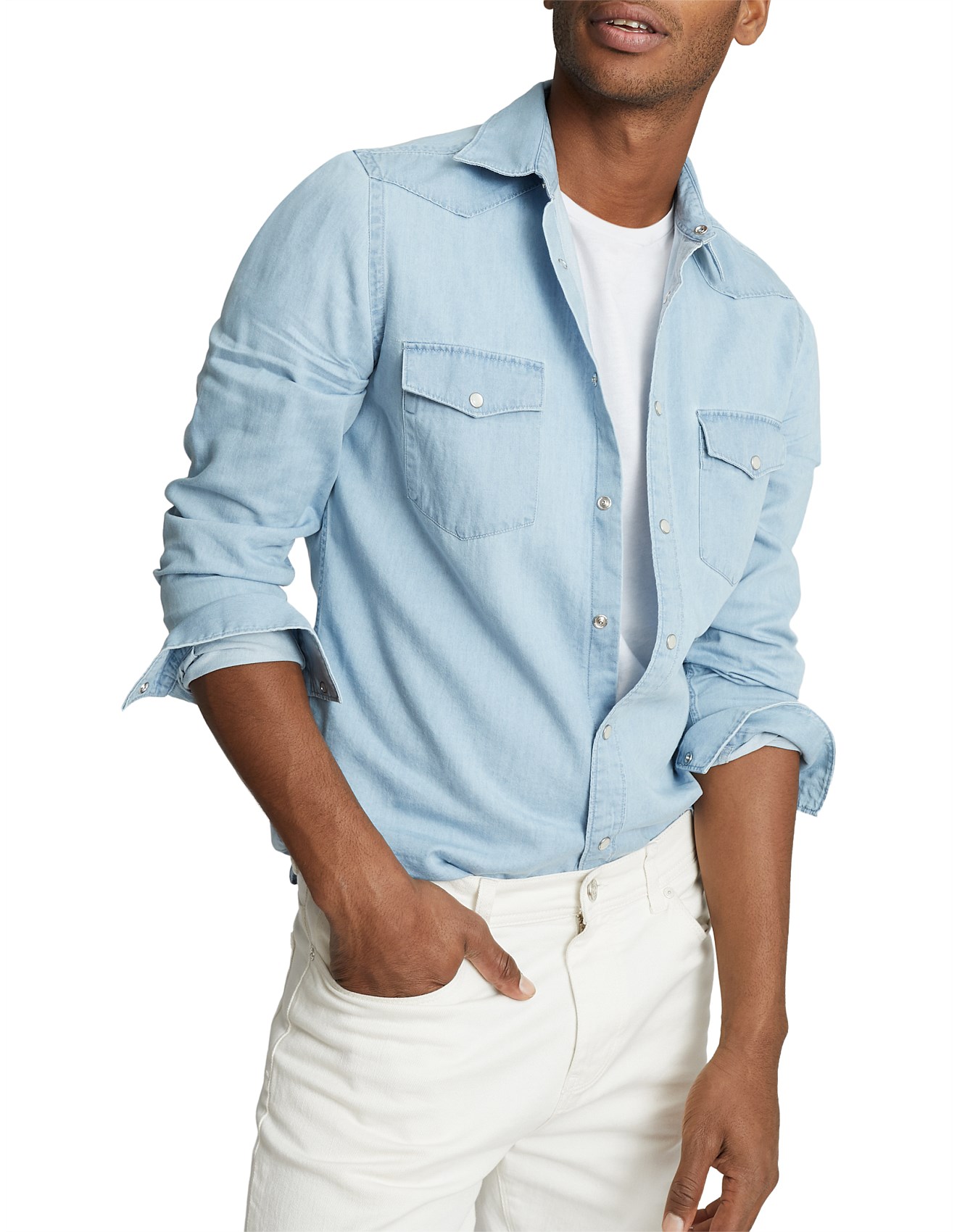 chambray overshirt