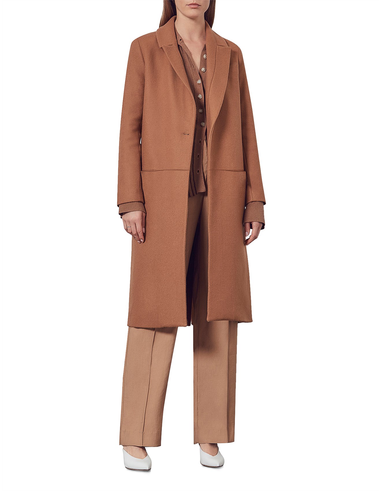 David jones camel clearance coat