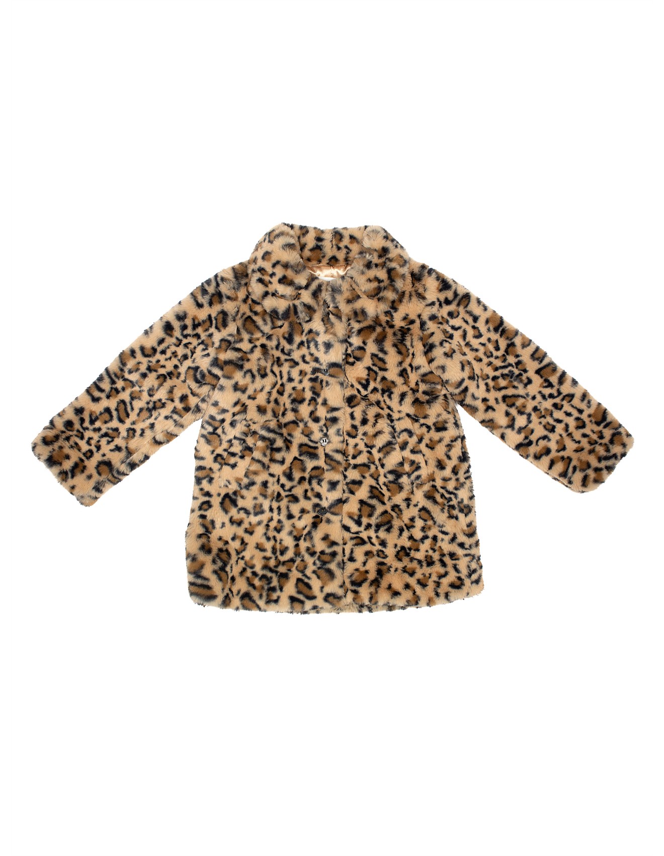 David Jones Aerin Faux Fur Coat girls 3 7 David Jones