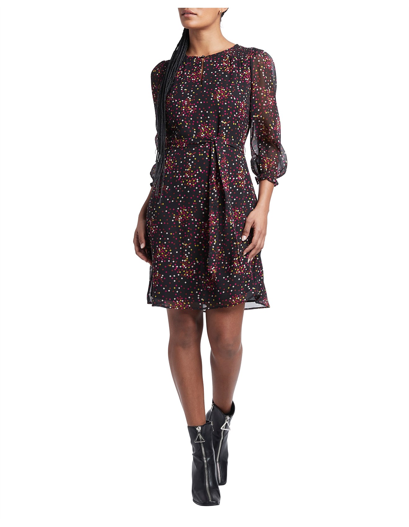 David jones silk outlet dress