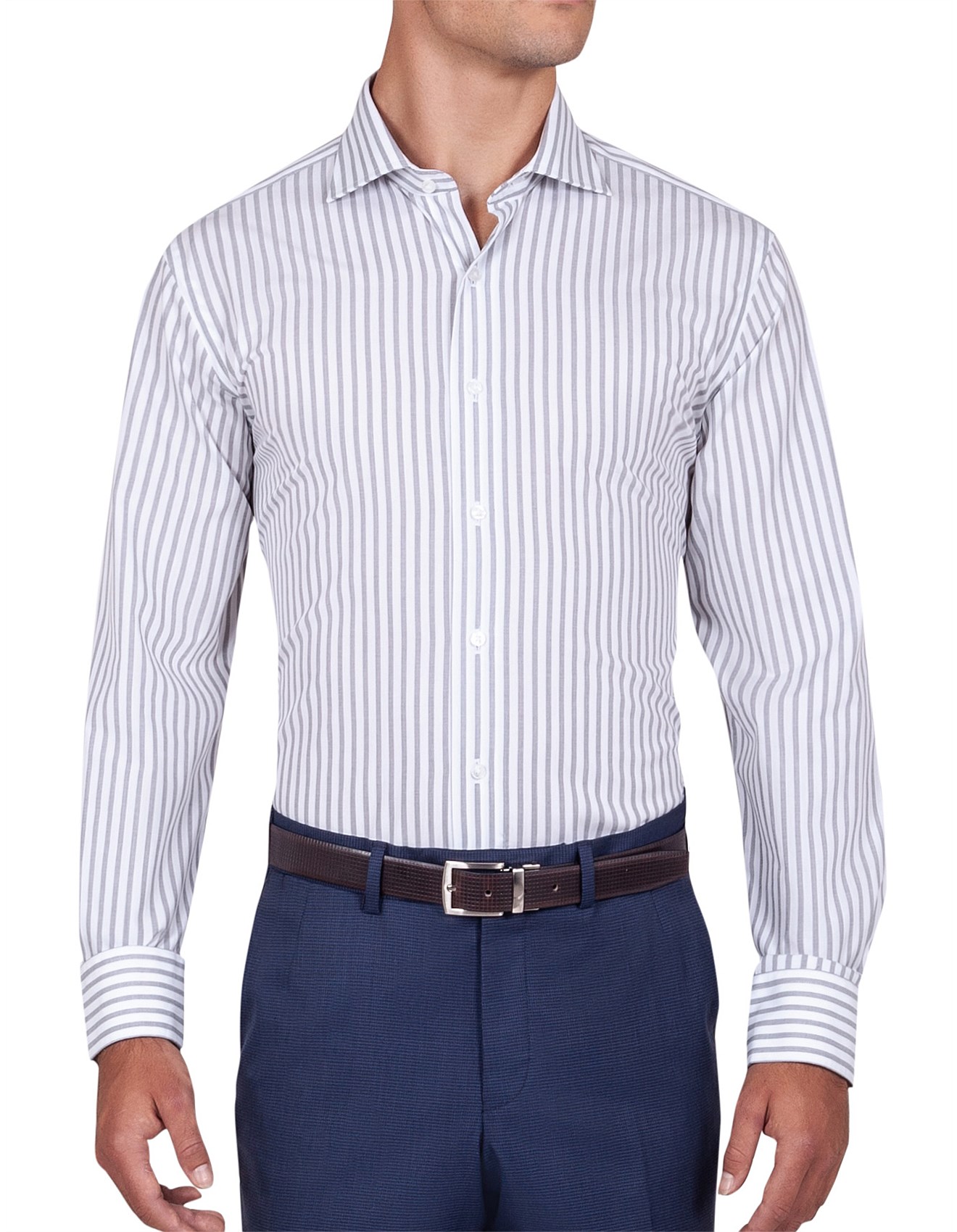 stripe business shirt