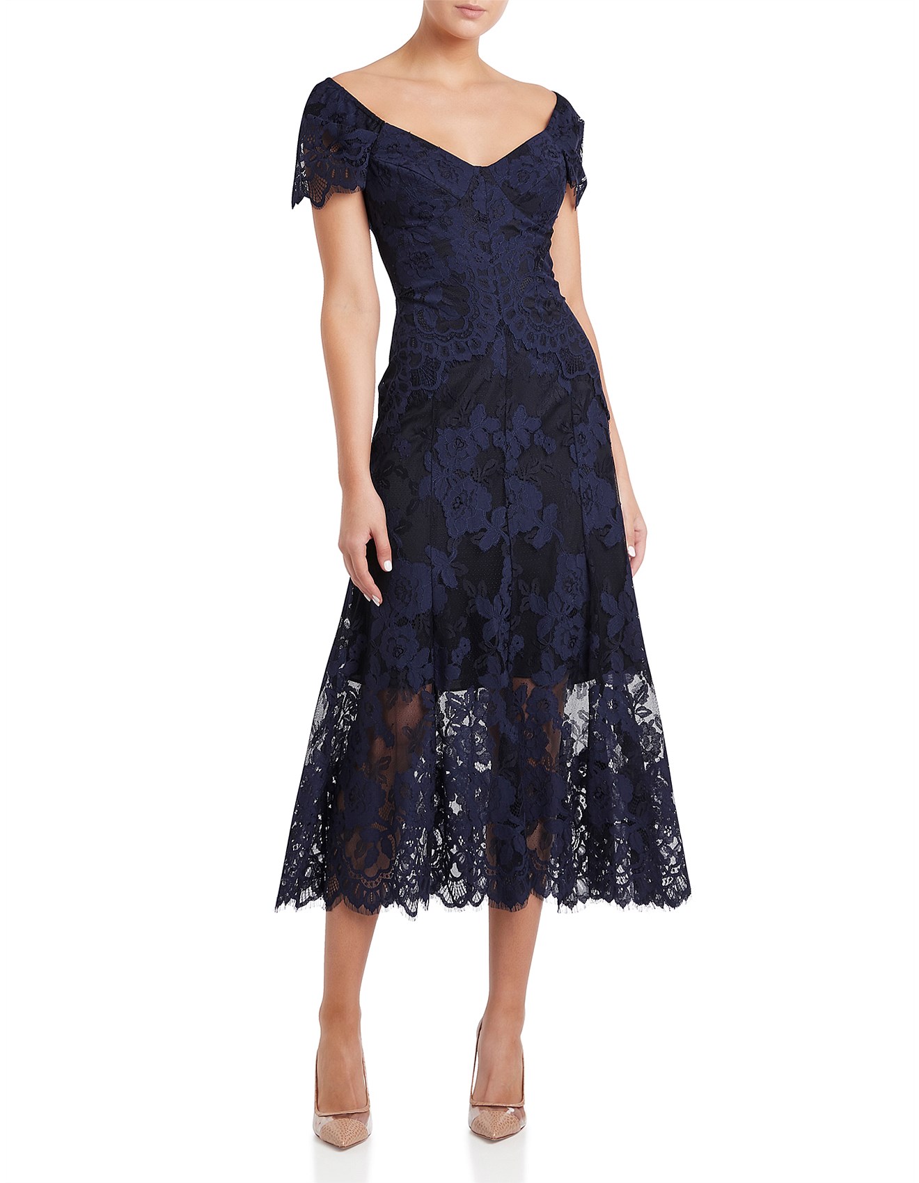 David jones 2025 lace dress