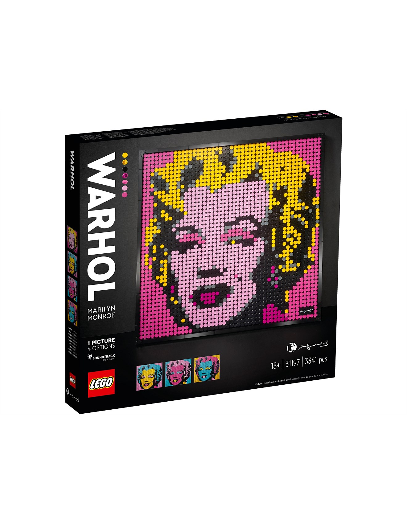 Lego Art 31197 Warhol Marilyn Monroe high quality 3341pcs