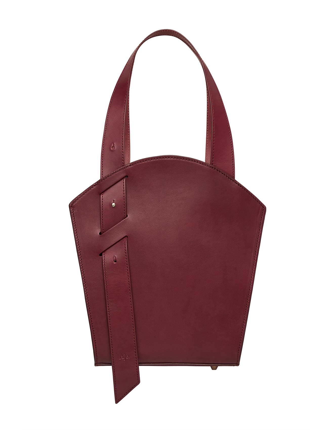 mulberry red tote bag