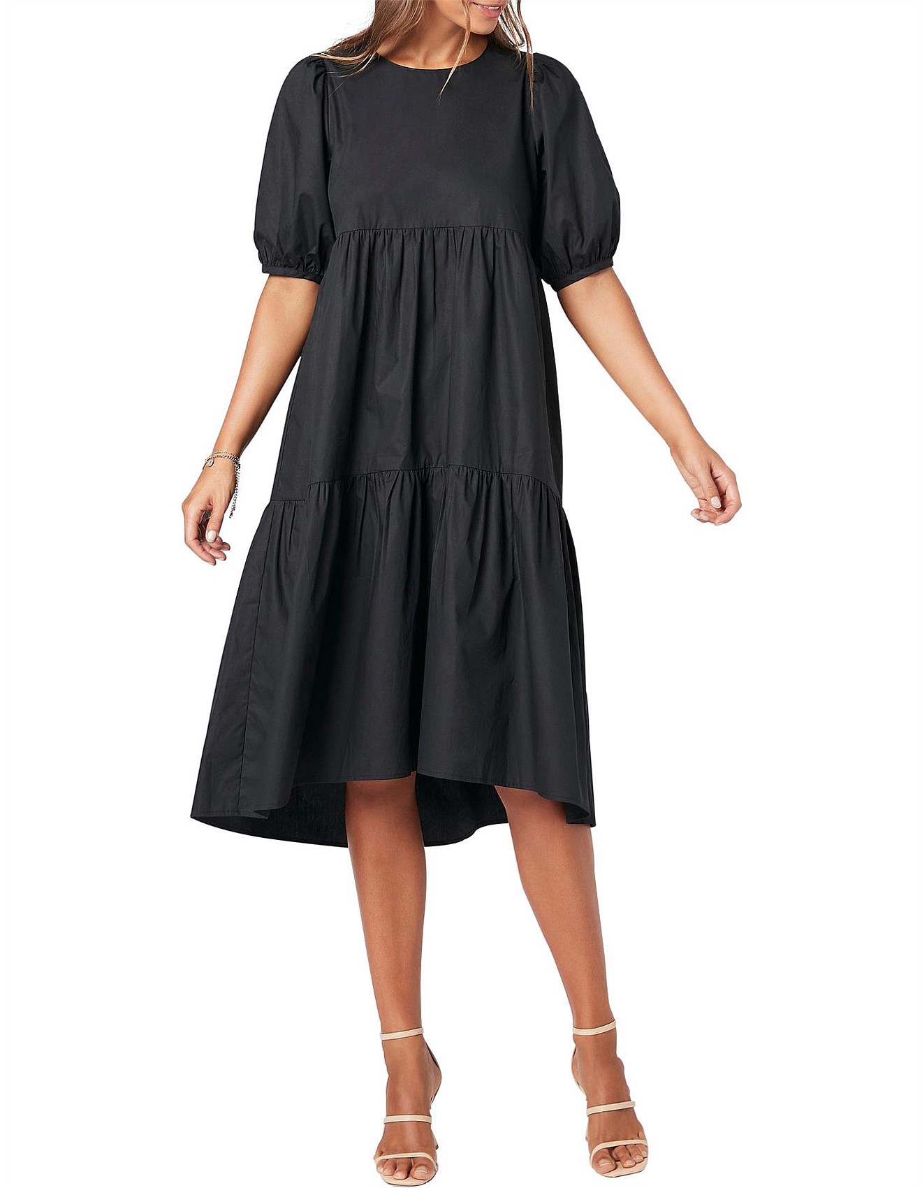 david jones black dress