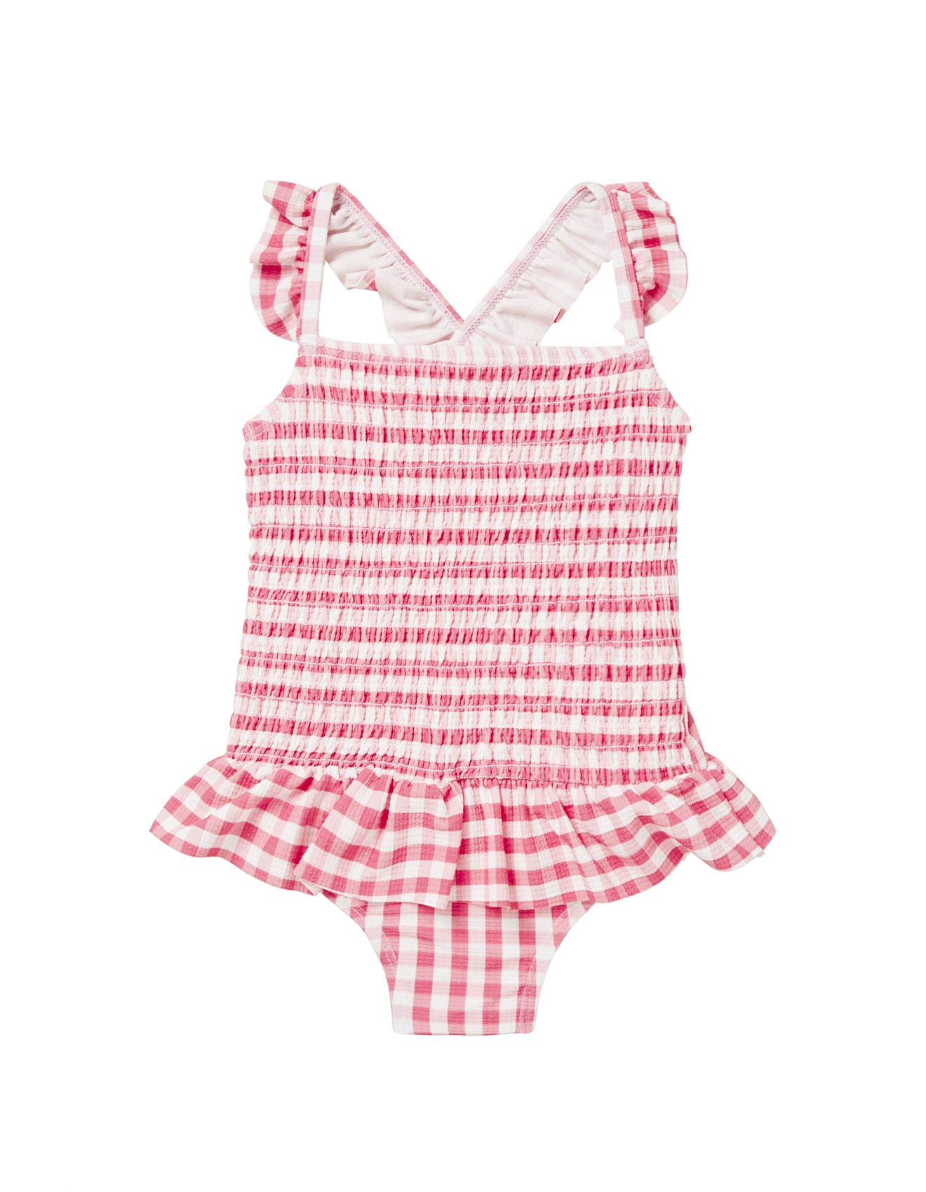 baby gingham swimsuit