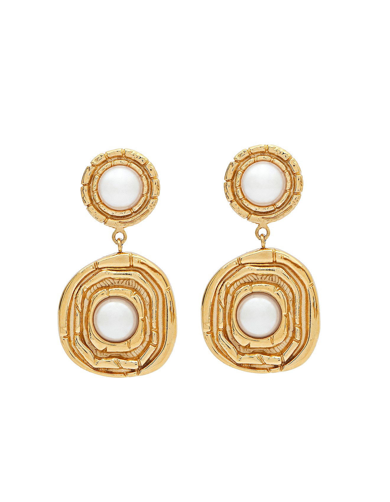 David jones pearl deals earrings