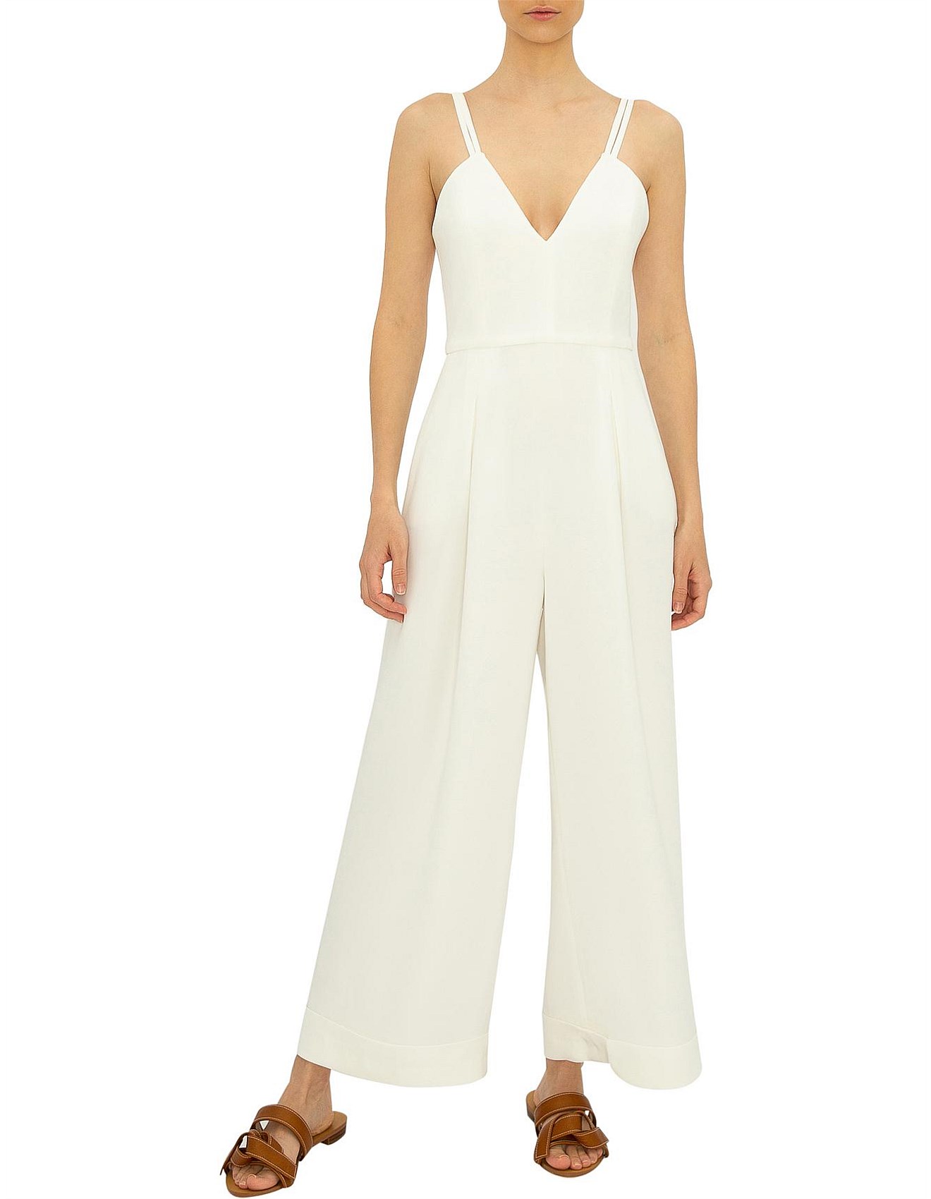 david jones white jumpsuit